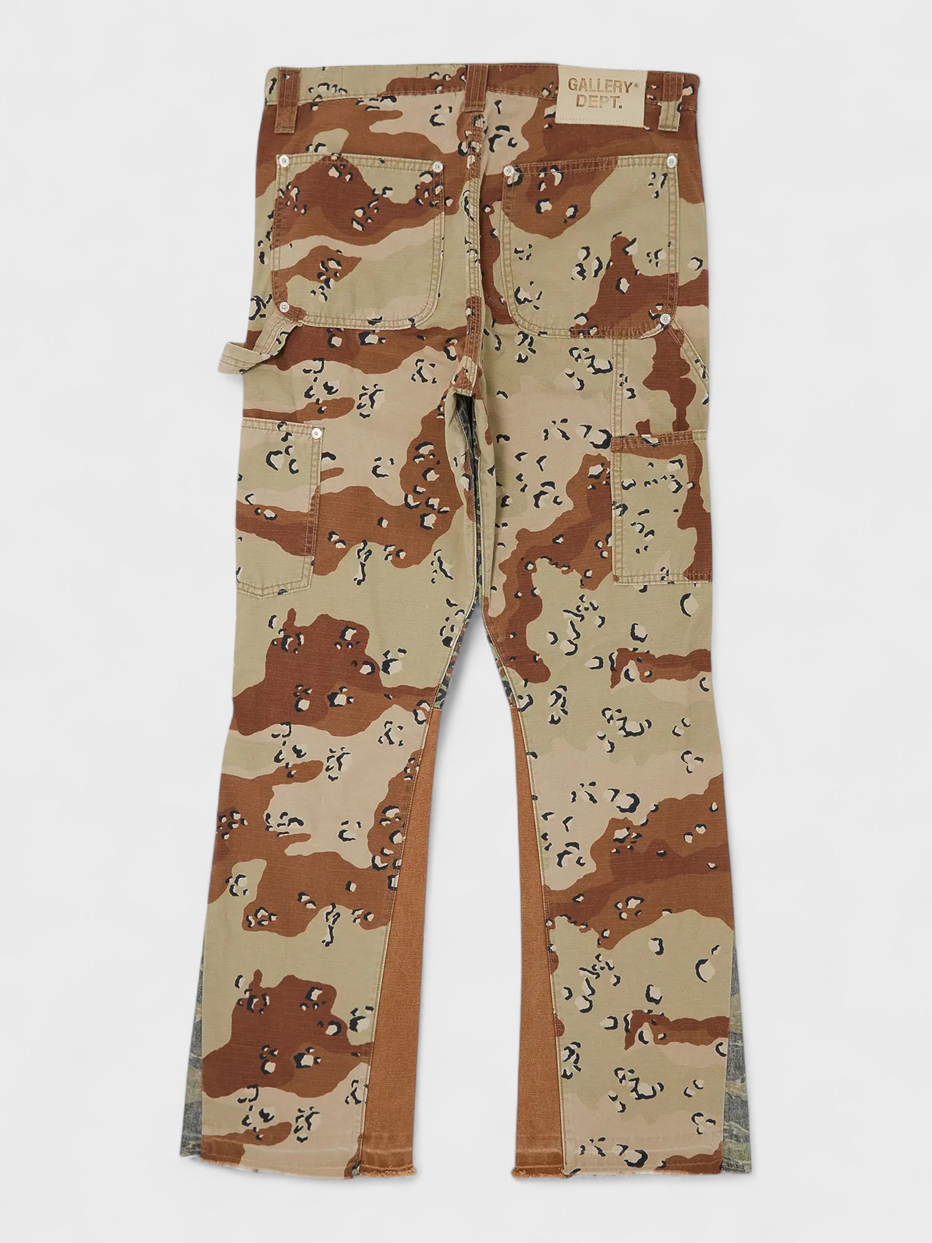 Gallery Dept. Camo La Flare Pants Chocolate Chip