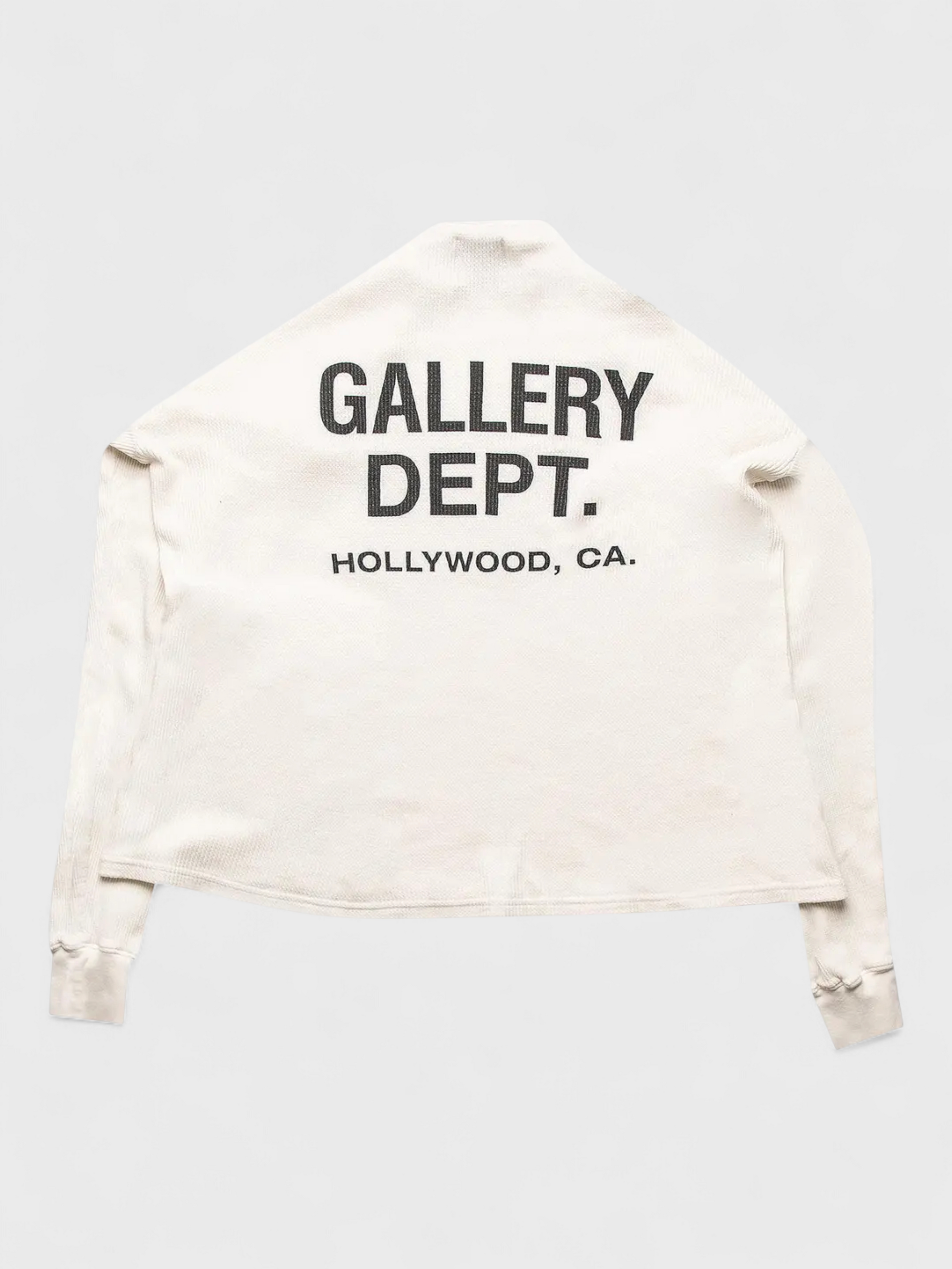 Gallery Dept. Thermal Long Sleeve T-Shirt Cream
