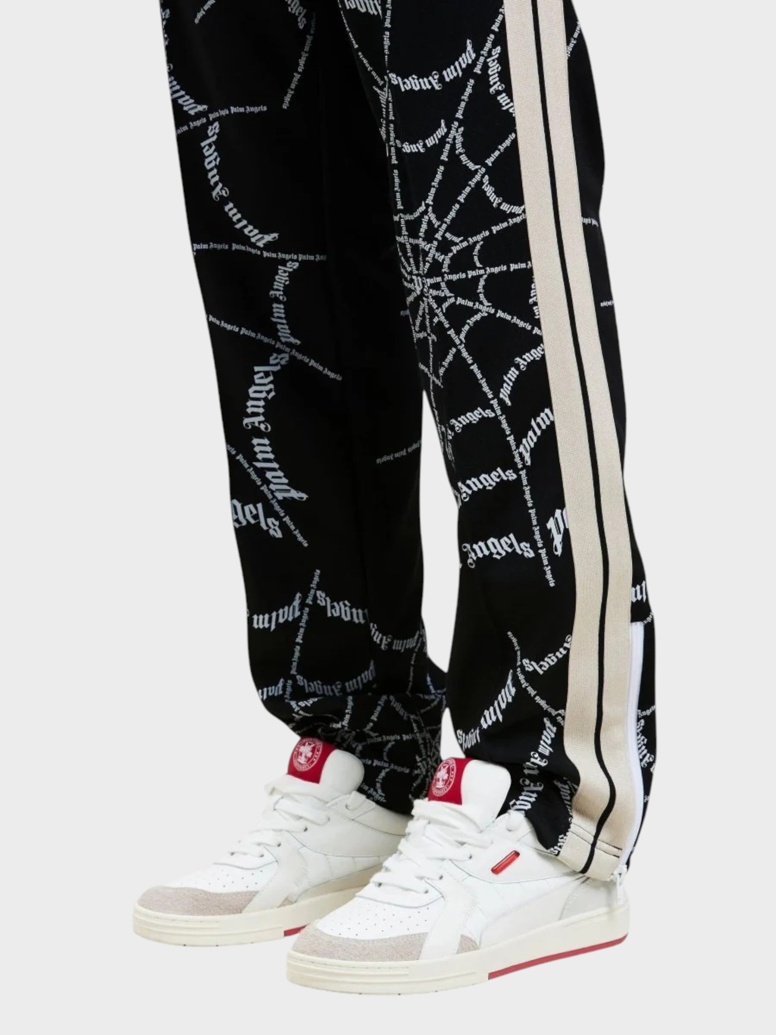 Palm Angels Spider Web Classic Trackpants Black