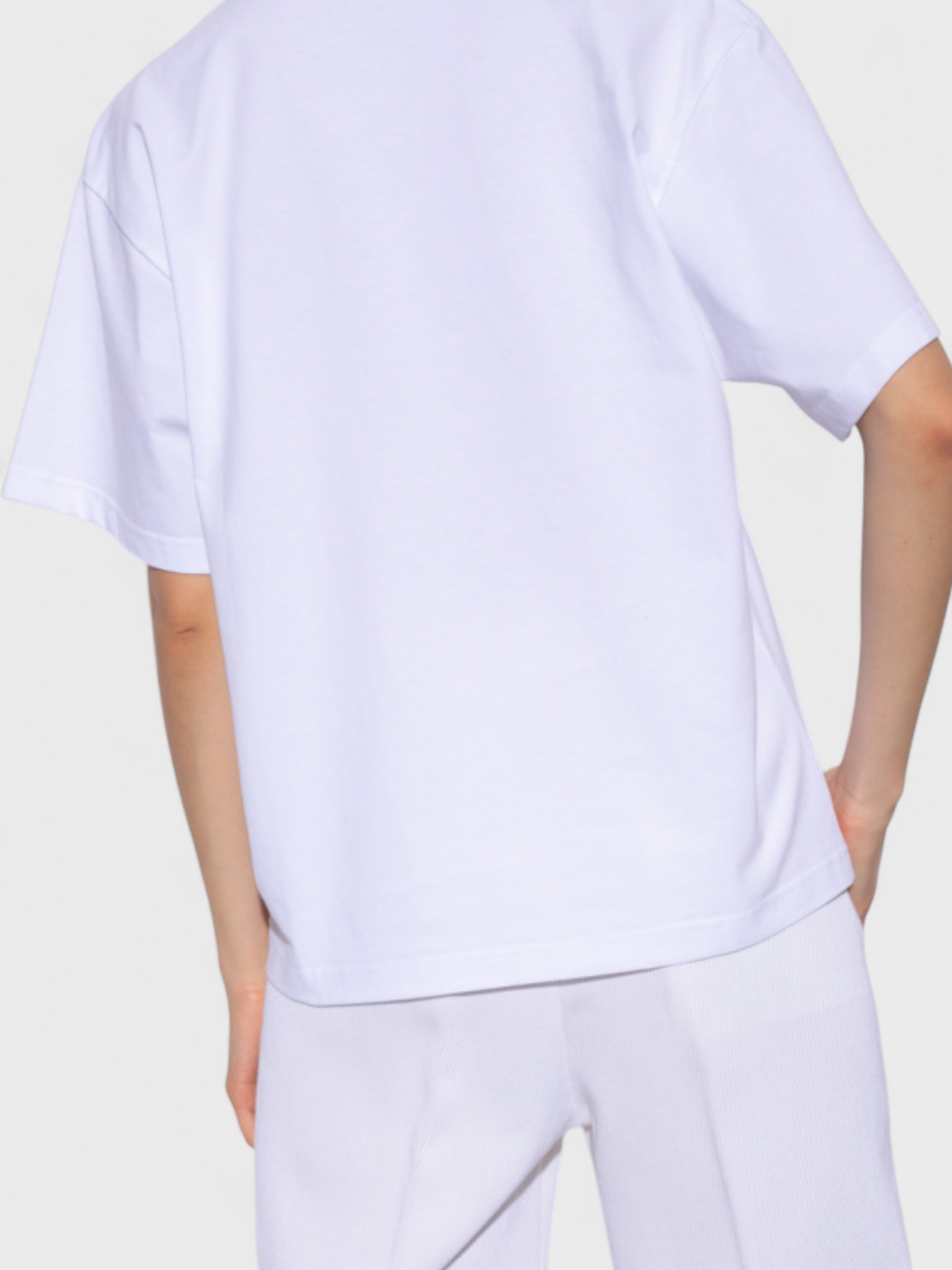 Jacquemus Le T-Shirt Succo Print Orange Juice White