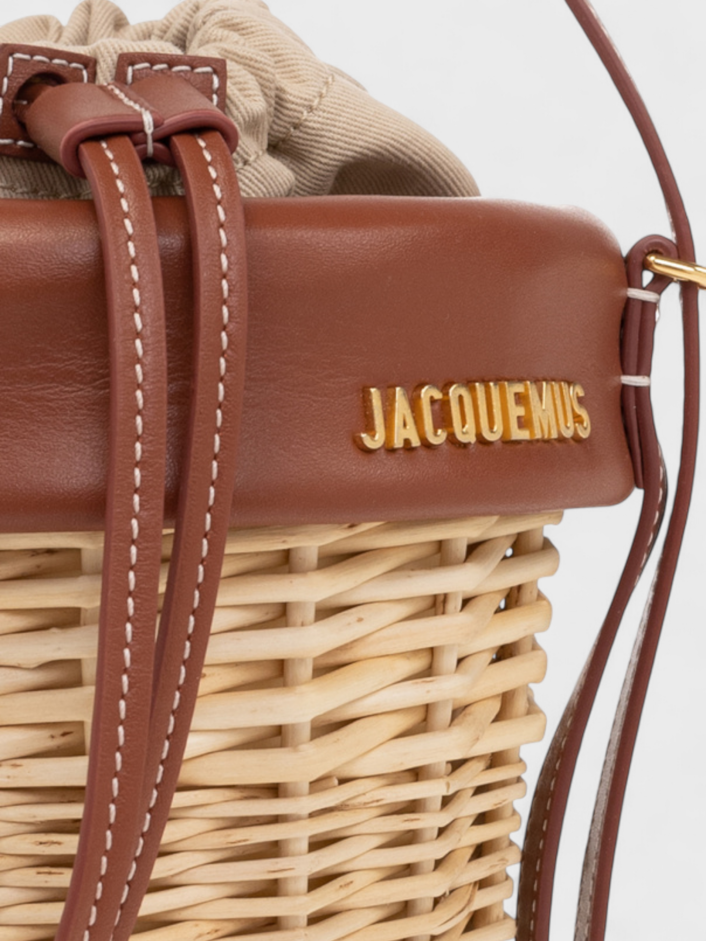 Jacquemus Le Panier Seau Brown