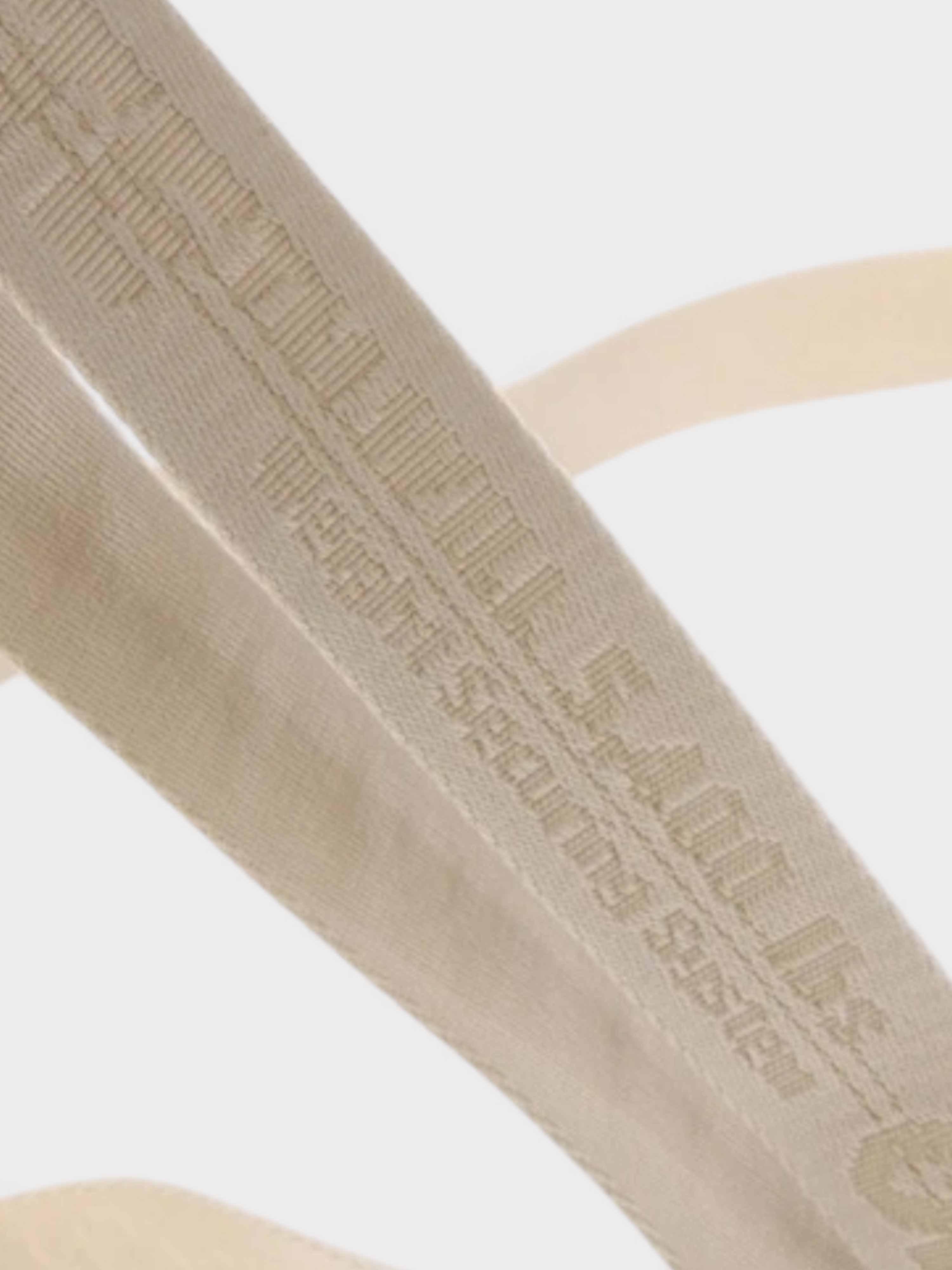 Off-White Women's Mini Industrial Belt White