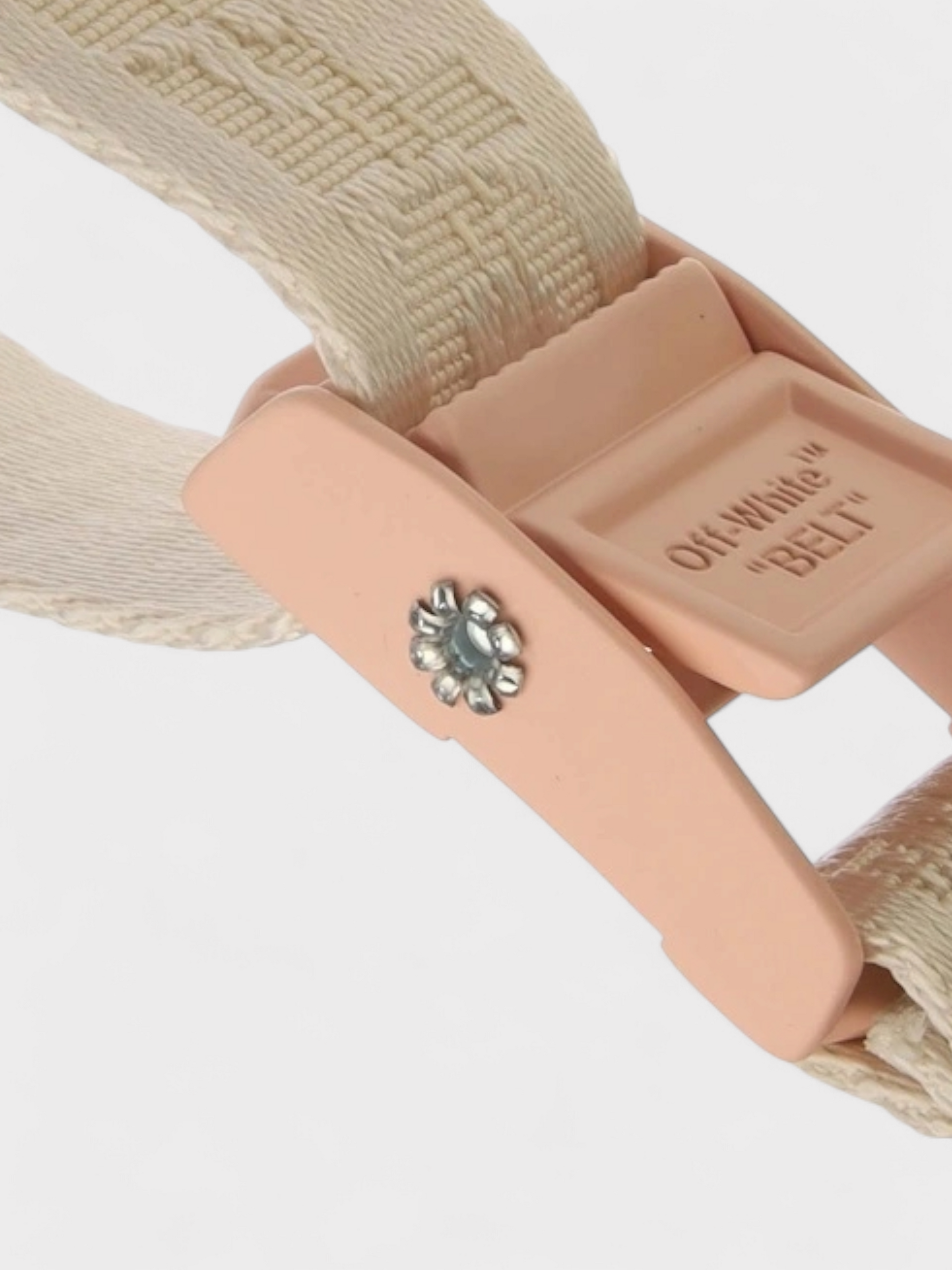 Off-White Women's Mini Industrial Belt White