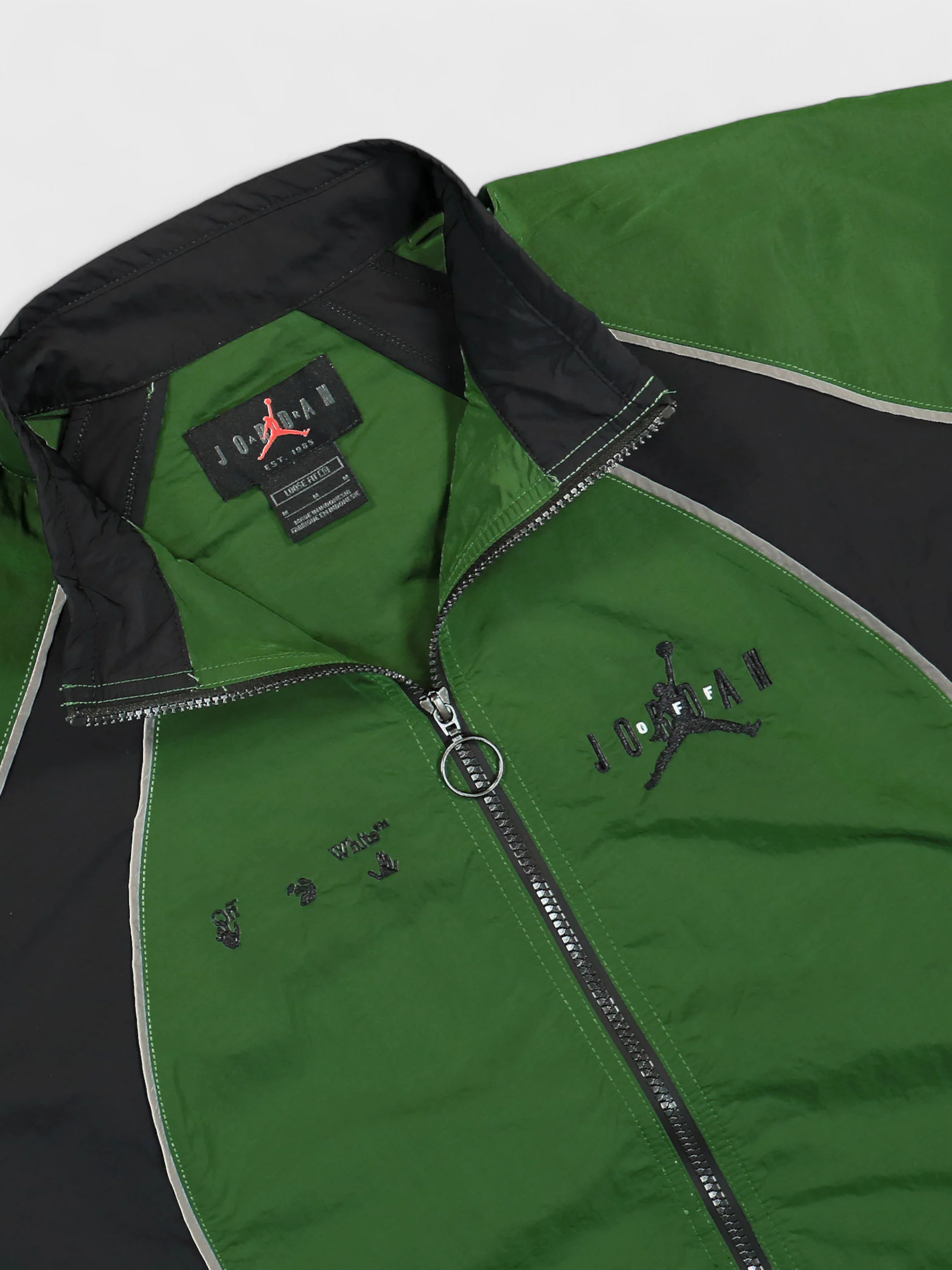 Nike Air Jordan x Off-White Track Jacket Forest Green