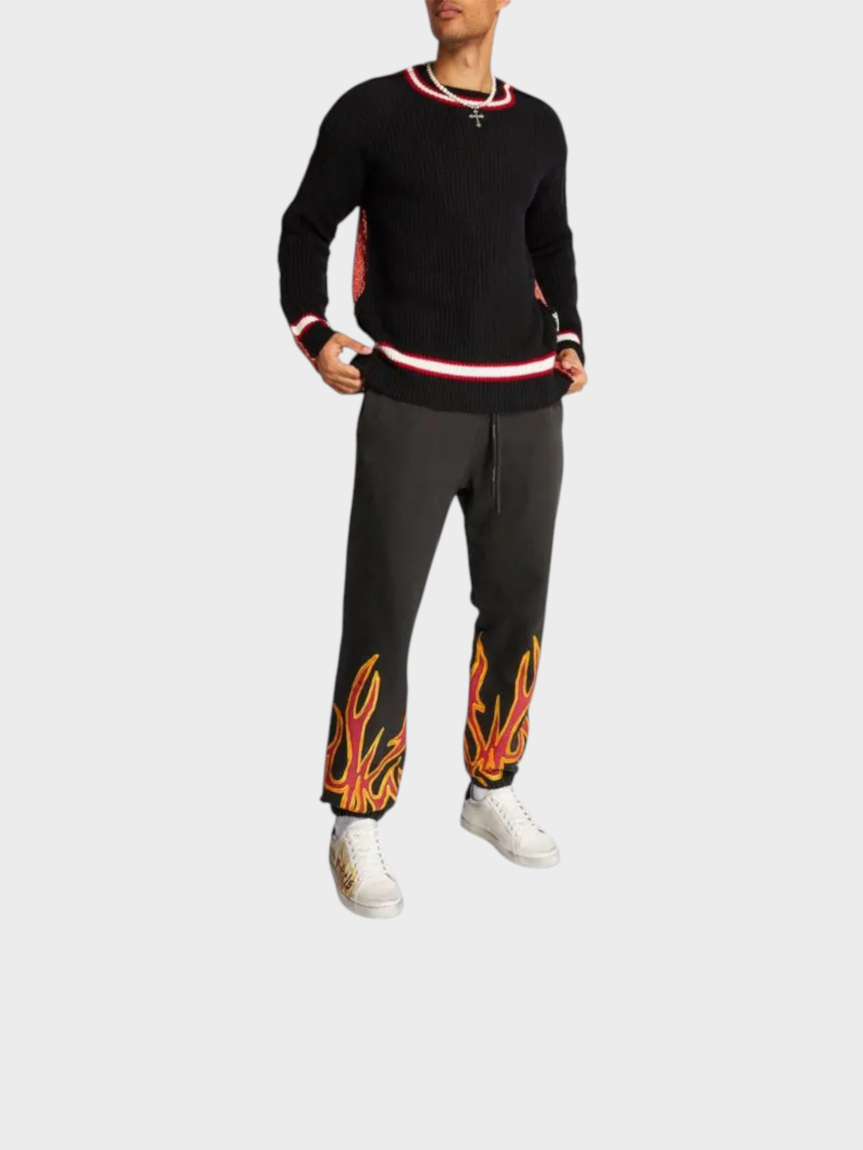 Palm Angels Gd Graffiti Flames Sweatpants