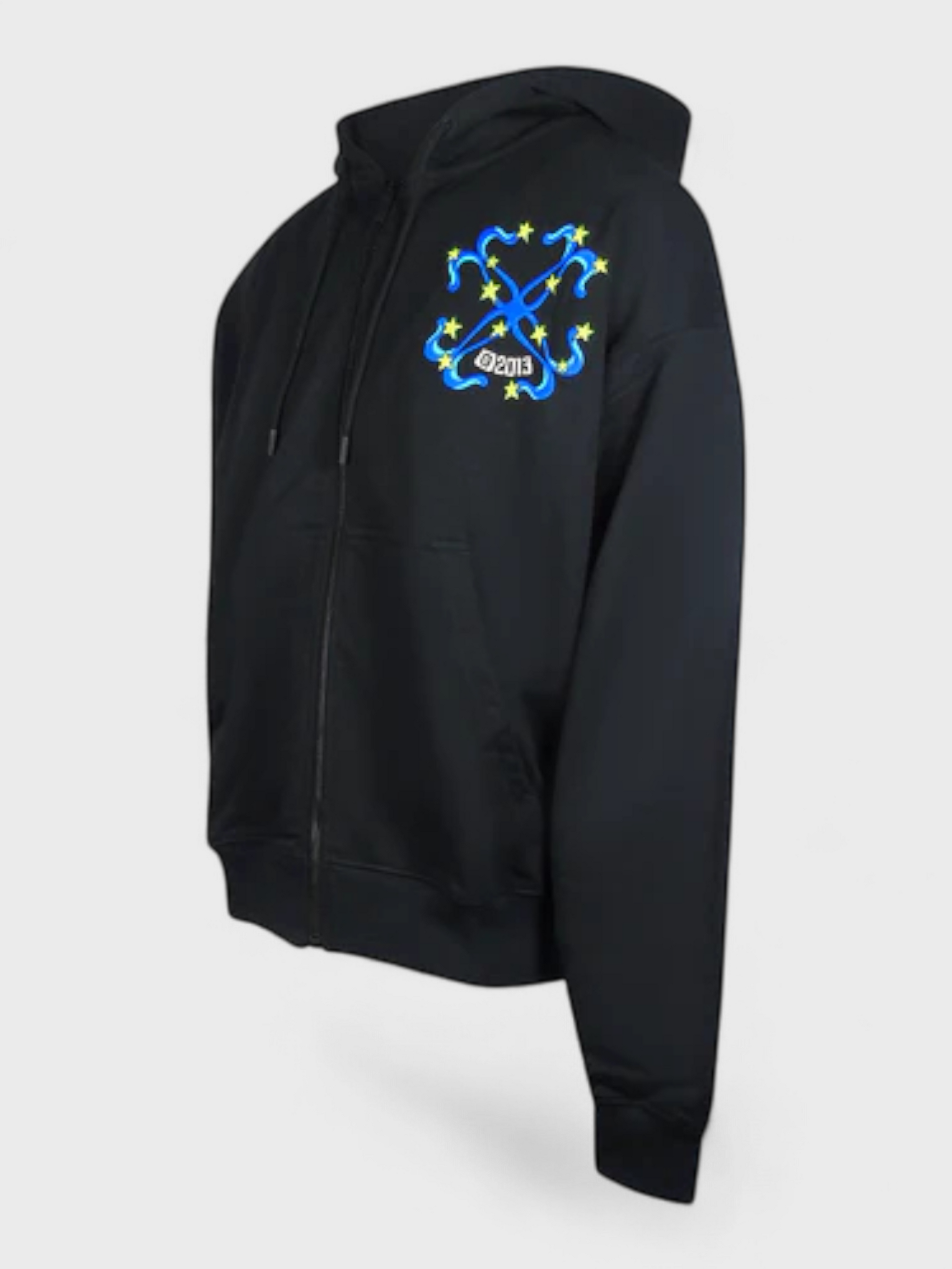 Off-White Hammer Skate Zip Hoodie Black