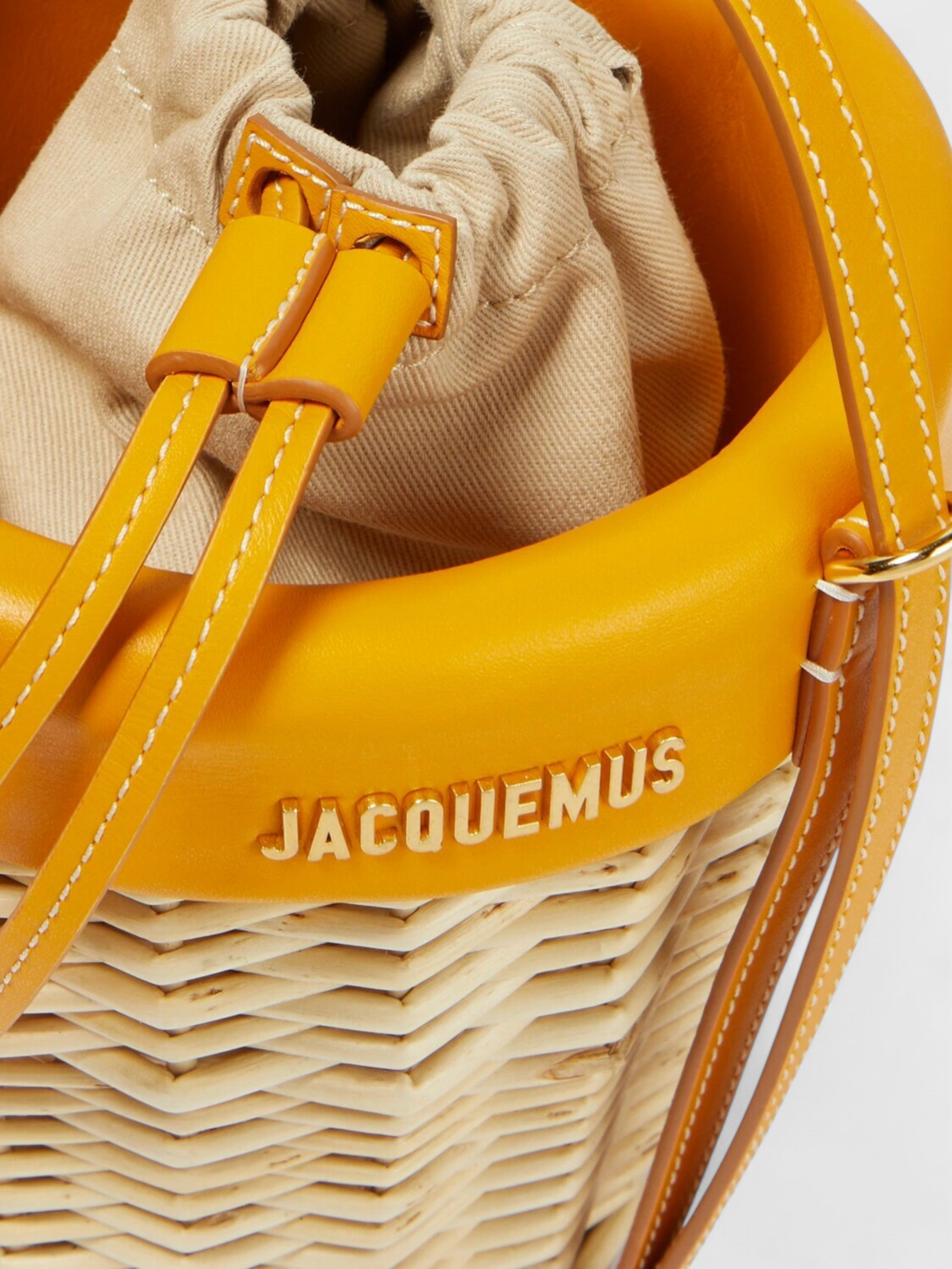 Jacquemus Le Panier Seau Dark Yellow