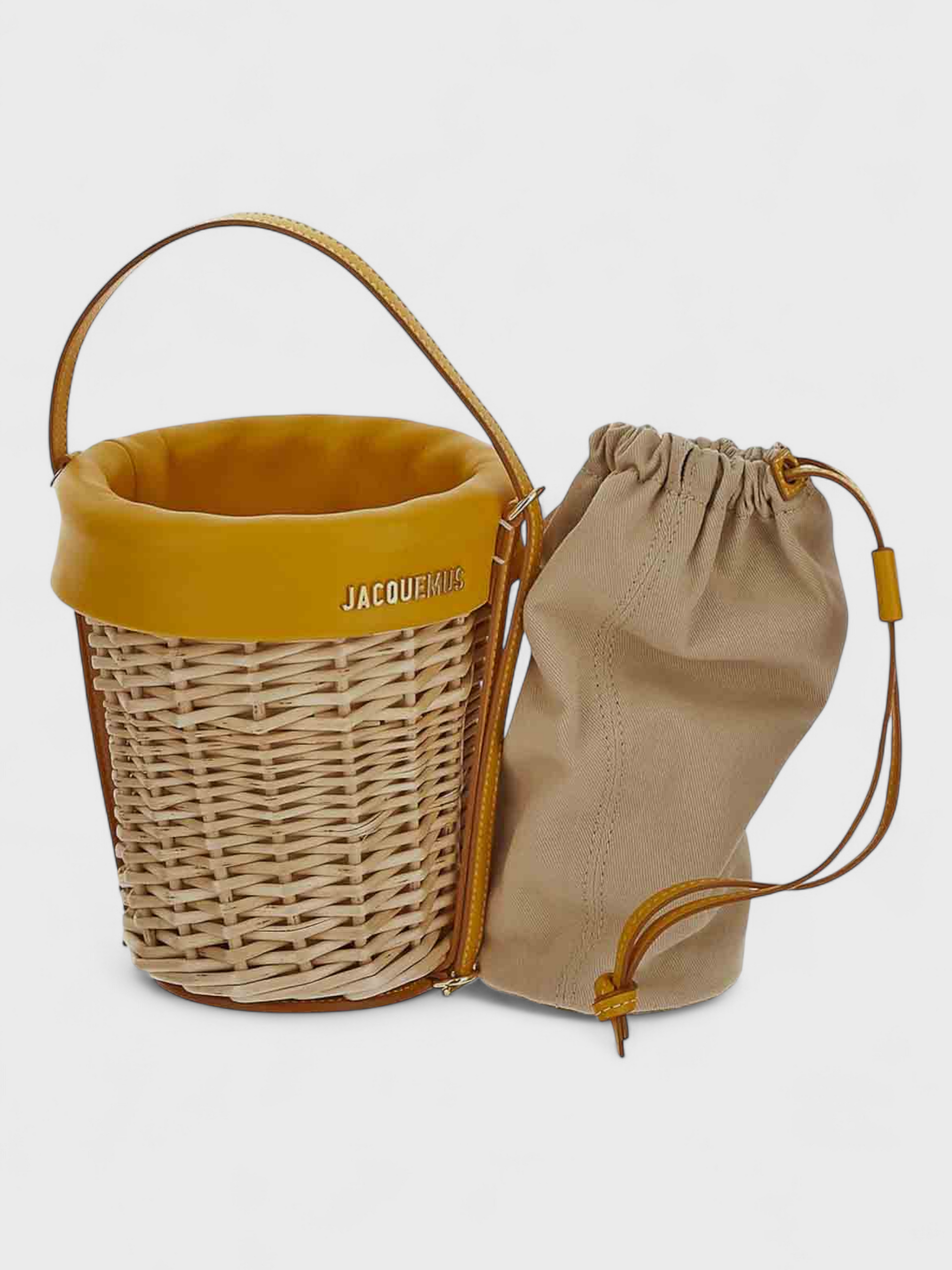 Jacquemus Le Panier Seau Dark Yellow
