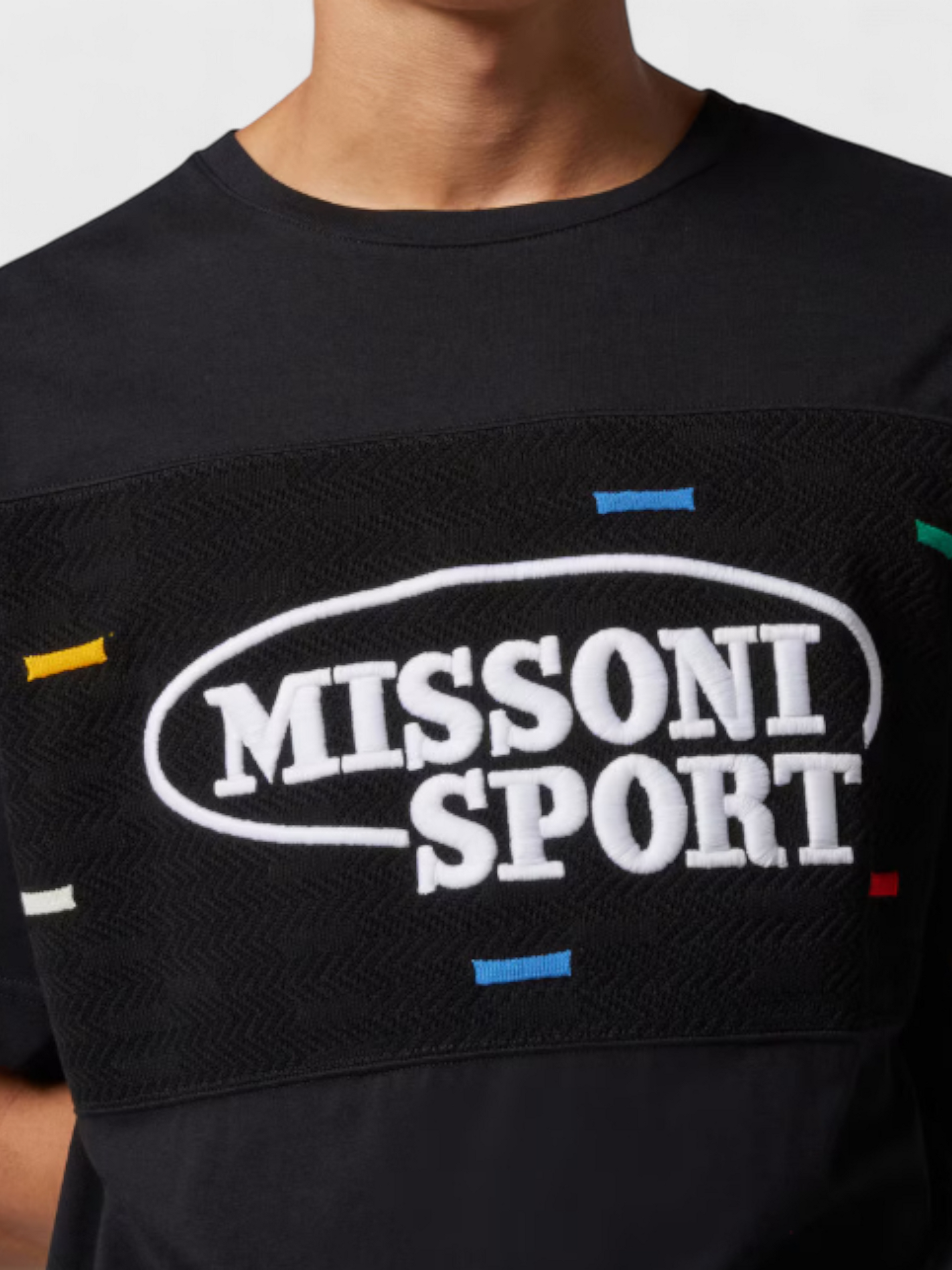 Missoni Sport Logo T-Shirt Black