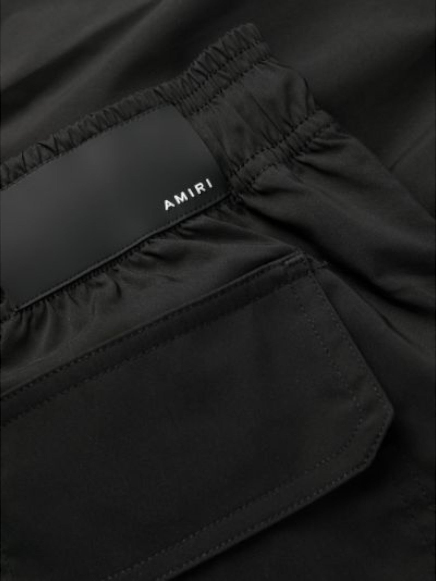 Amiri MA Bar Logo Swimshorts Black - Supplied FashionAmiri