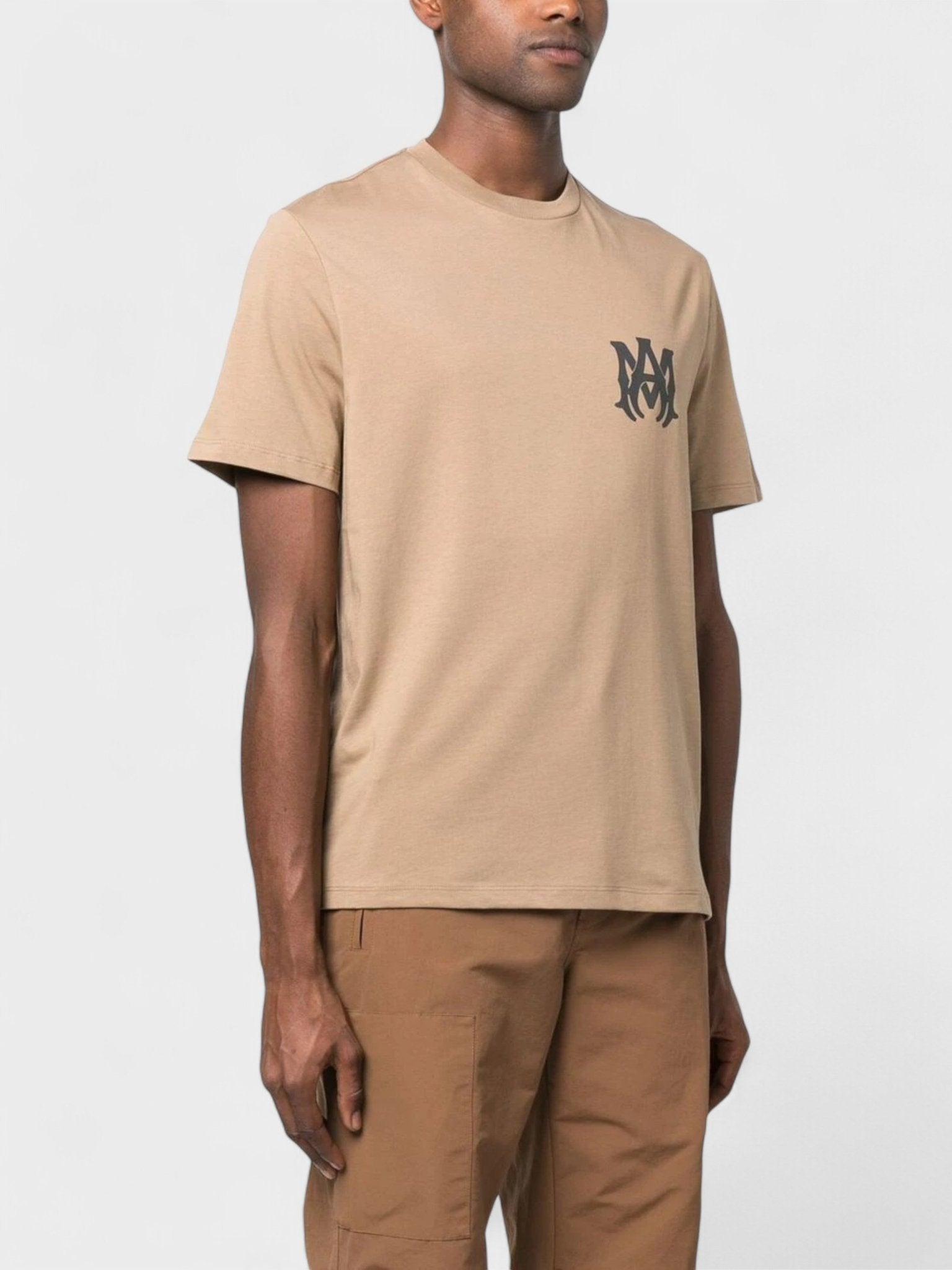 Amiri MA Core Logo T Shirt Tan Brown - Supplied FashionAmiri