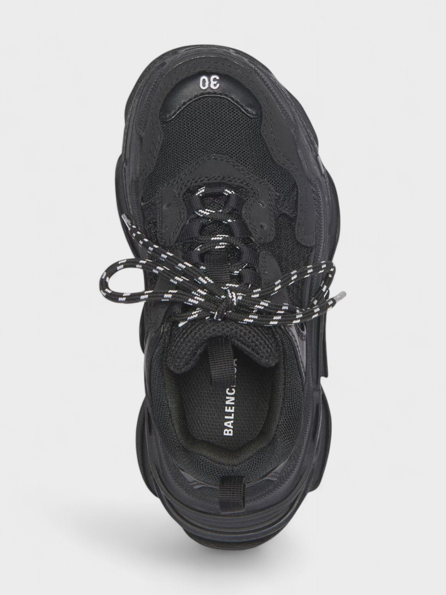 Balenciaga Kids Triple S Trainers Black - Supplied FashionBalenciaga