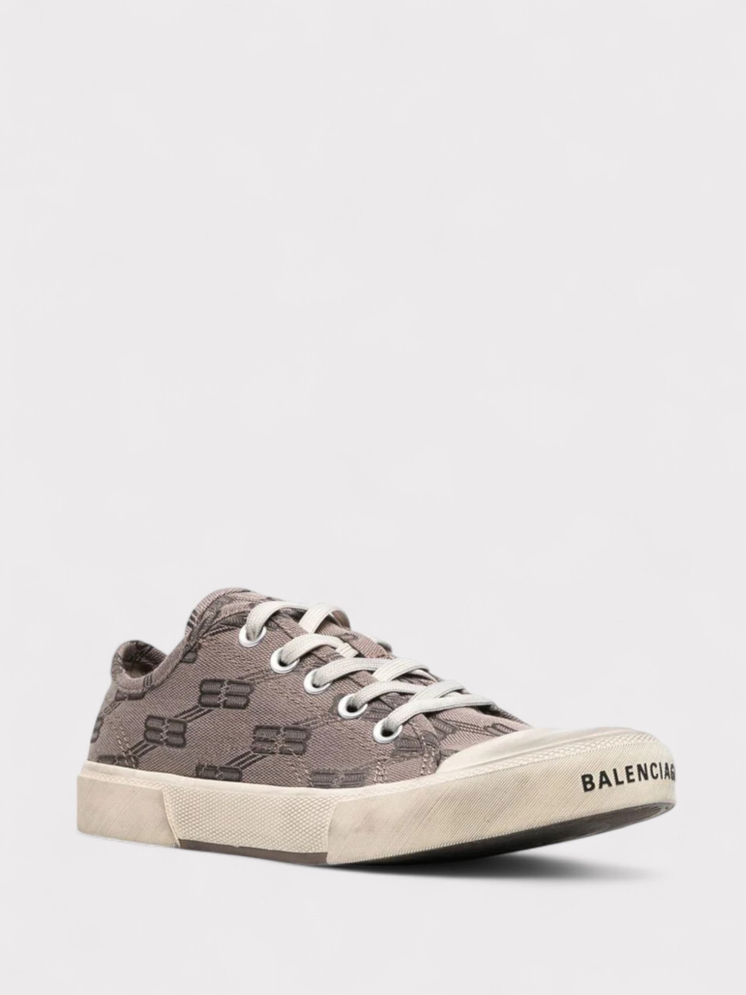 Balenciaga Paris Low Top Monogram Brown - Supplied FashionBalenciaga