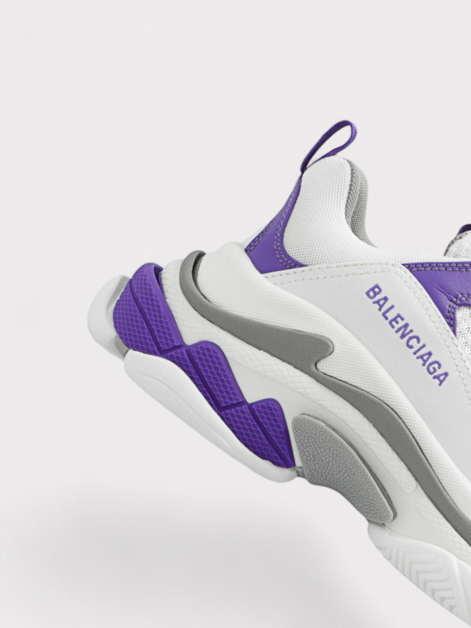 Balenciaga Triple S Wmns White Purple - Supplied FashionBalenciaga