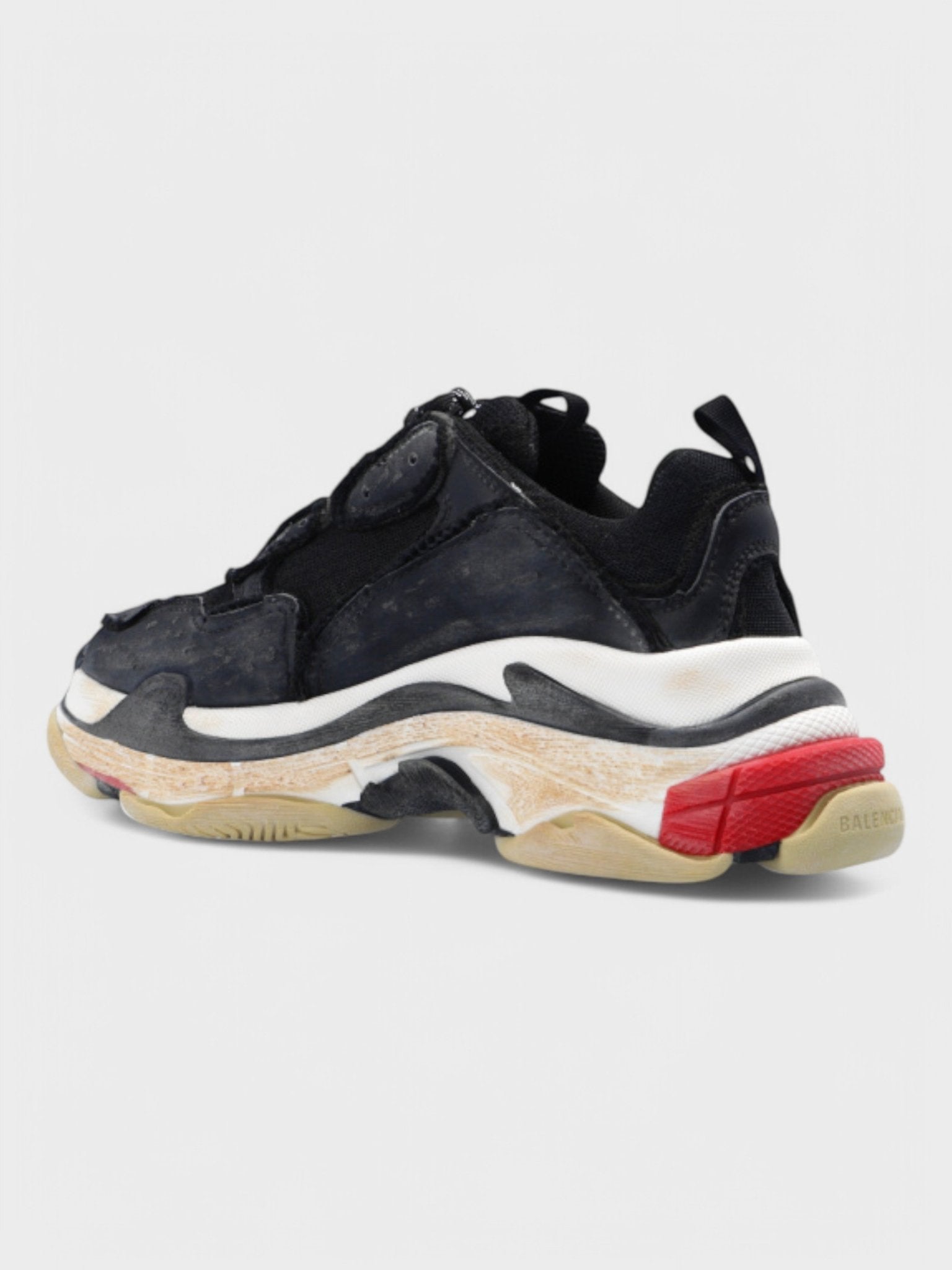 Balenciaga Wmns Triple S Sneaker 'DIY - Black Red' - Supplied FashionBalenciaga