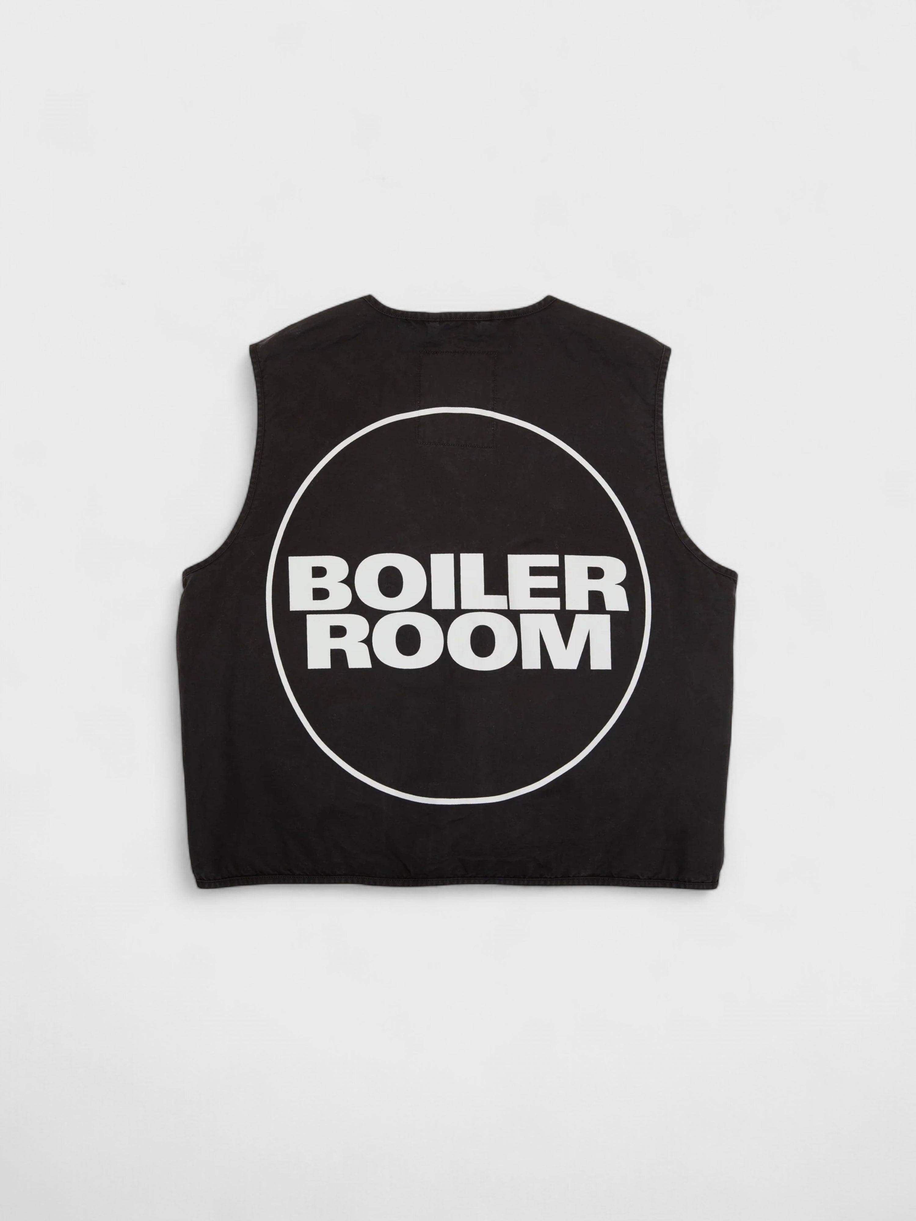 Boiler Room Multi Pocket Gilet Black