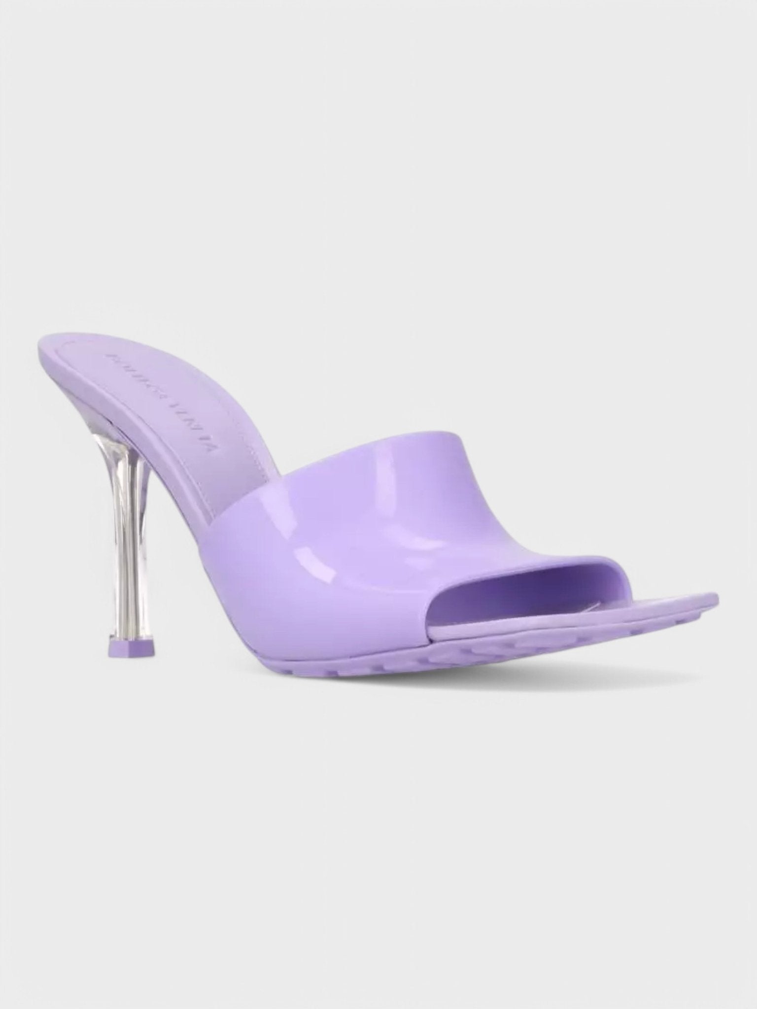 Bottega Veneta Mule Heel Sandal Puddle Sole Wisteria Purple - Supplied FashionBottega Veneta