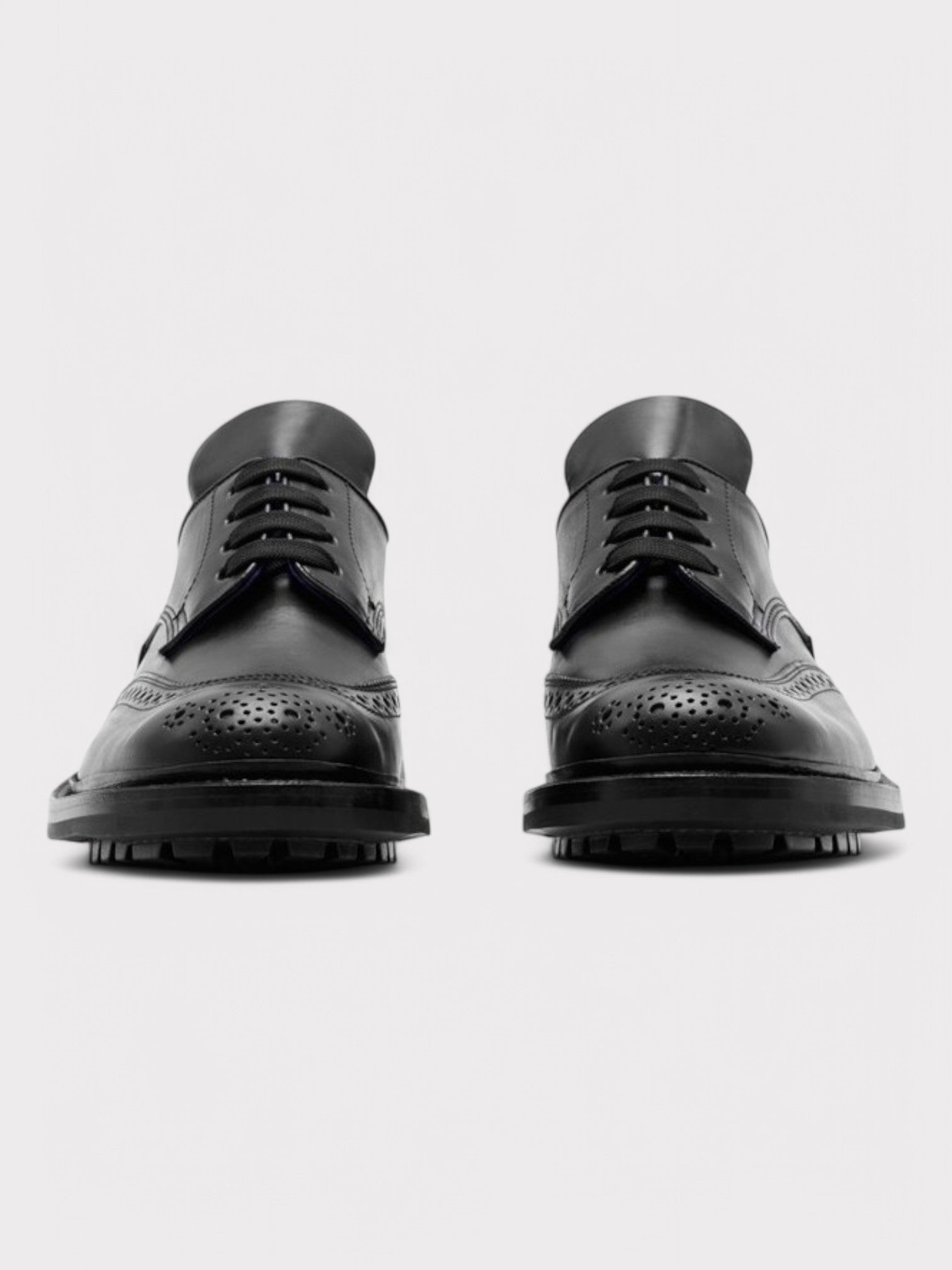 Burberry Tricker’s Leather Devon Brogues Black - Supplied FashionBurberry