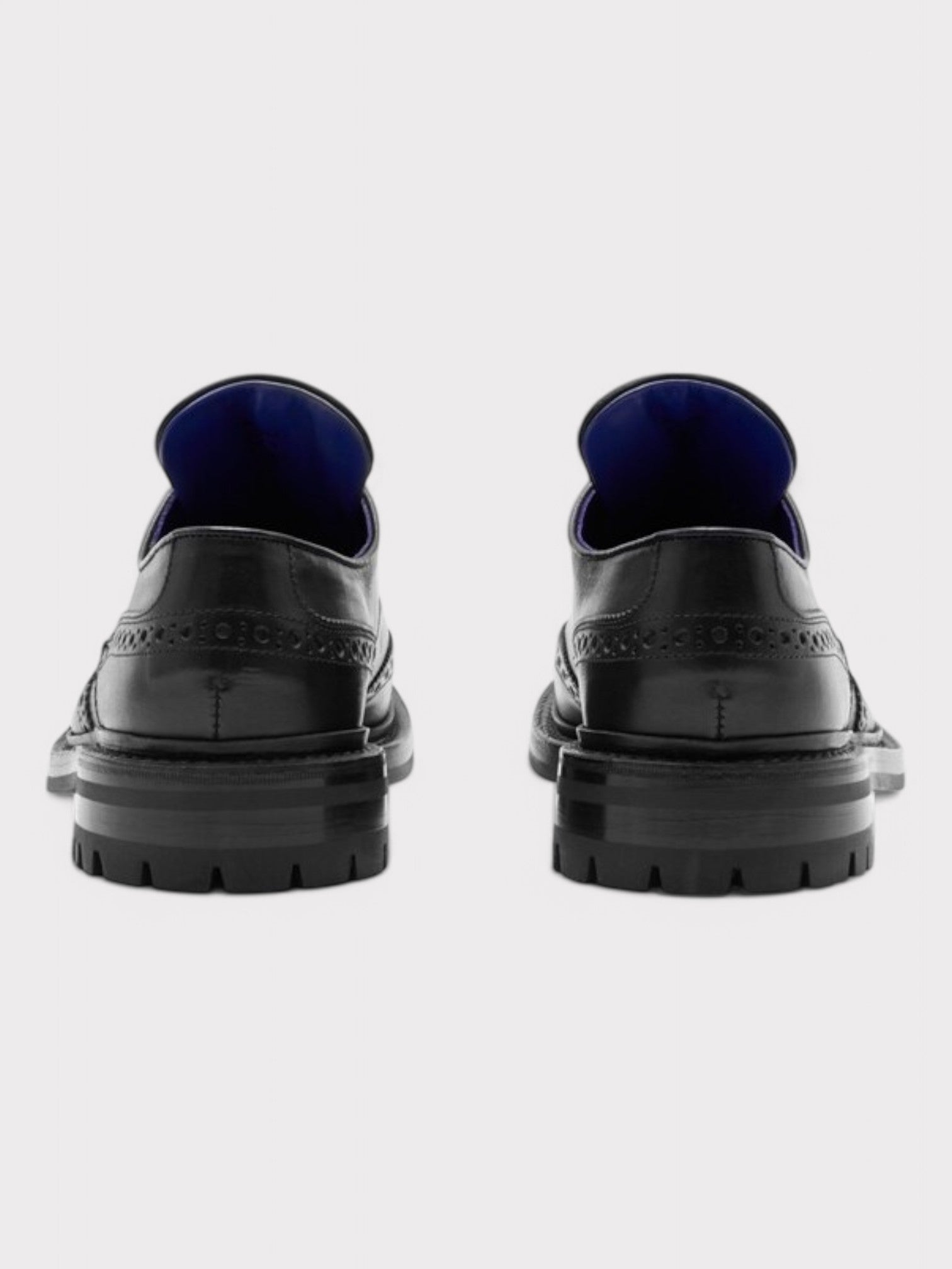 Burberry Tricker’s Leather Devon Brogues Black - Supplied FashionBurberry