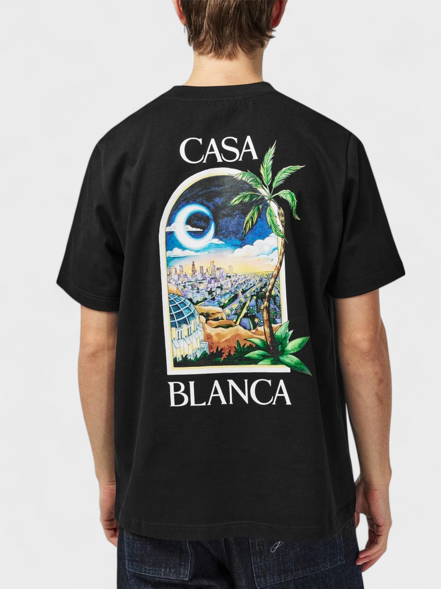 Casablanca LA Nights T Shirt Black - Supplied FashionSupplied Fashion