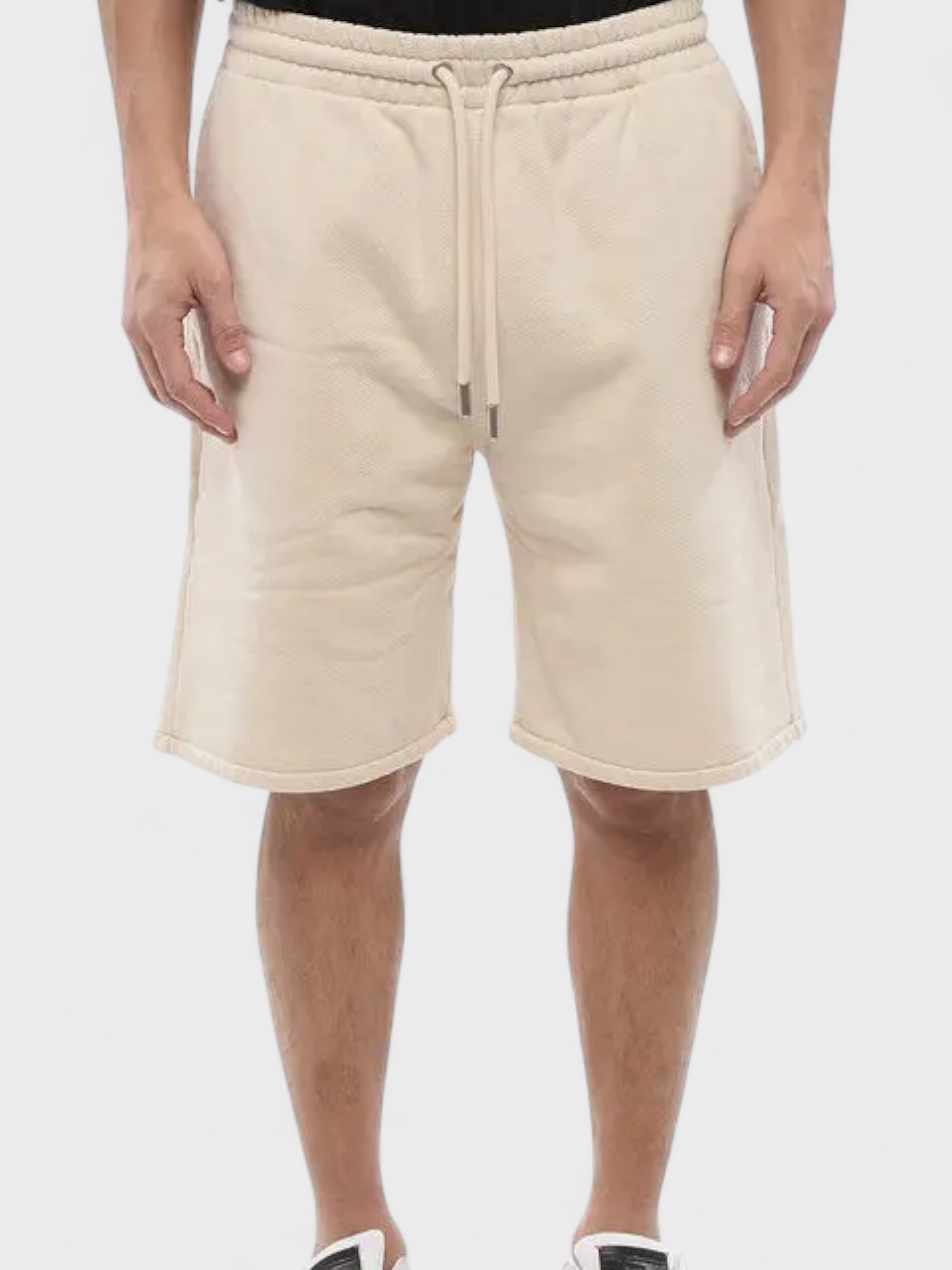 Off-White Diag Sweatshorts Beige