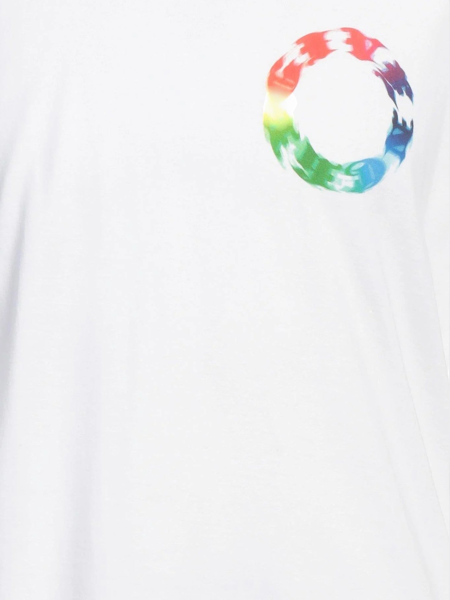 Givenchy Slim Fit T-Shirt Circle Multi White - Supplied FashionGivenchy