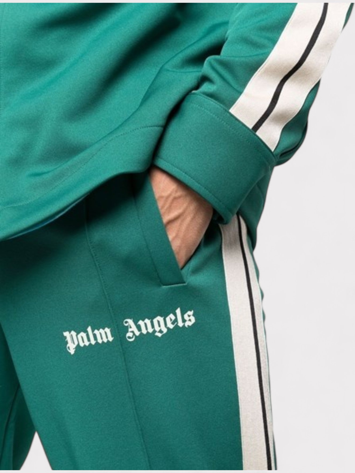 Palm Angels Classic Track Pant Forest Green