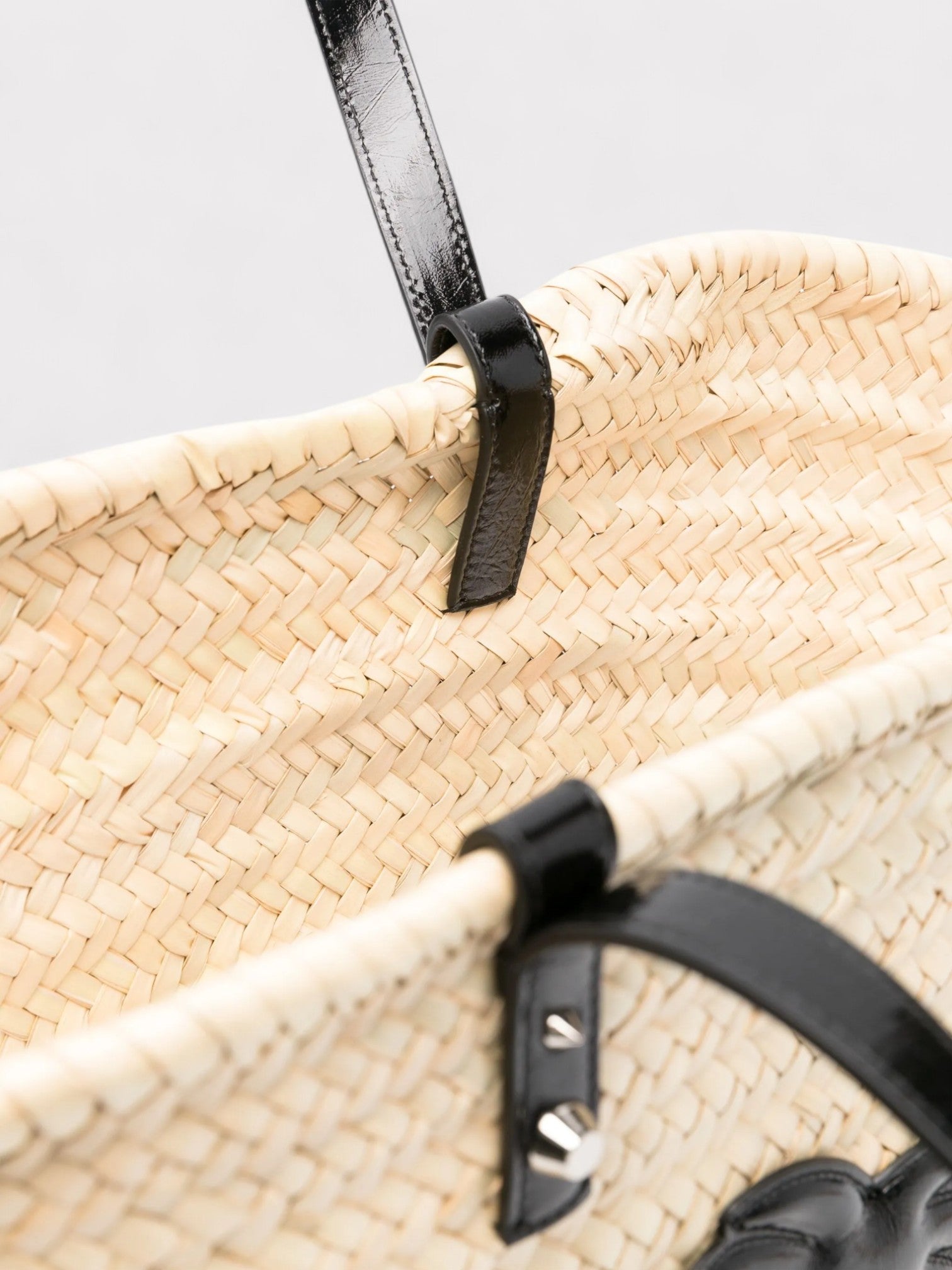 Palm Angels Bucket Bag Beige Black