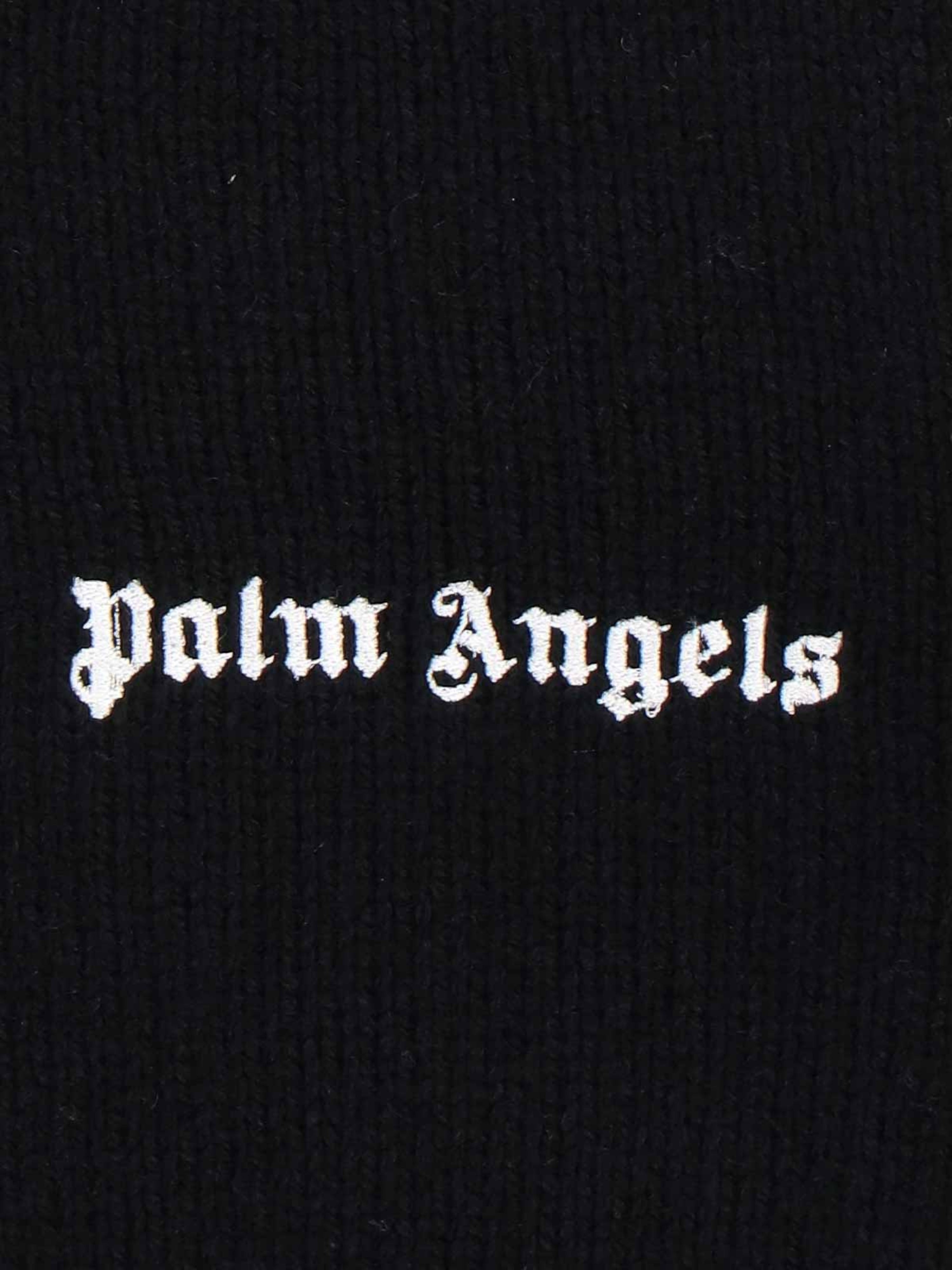 Palm Angels Classic Logo Black Sweater