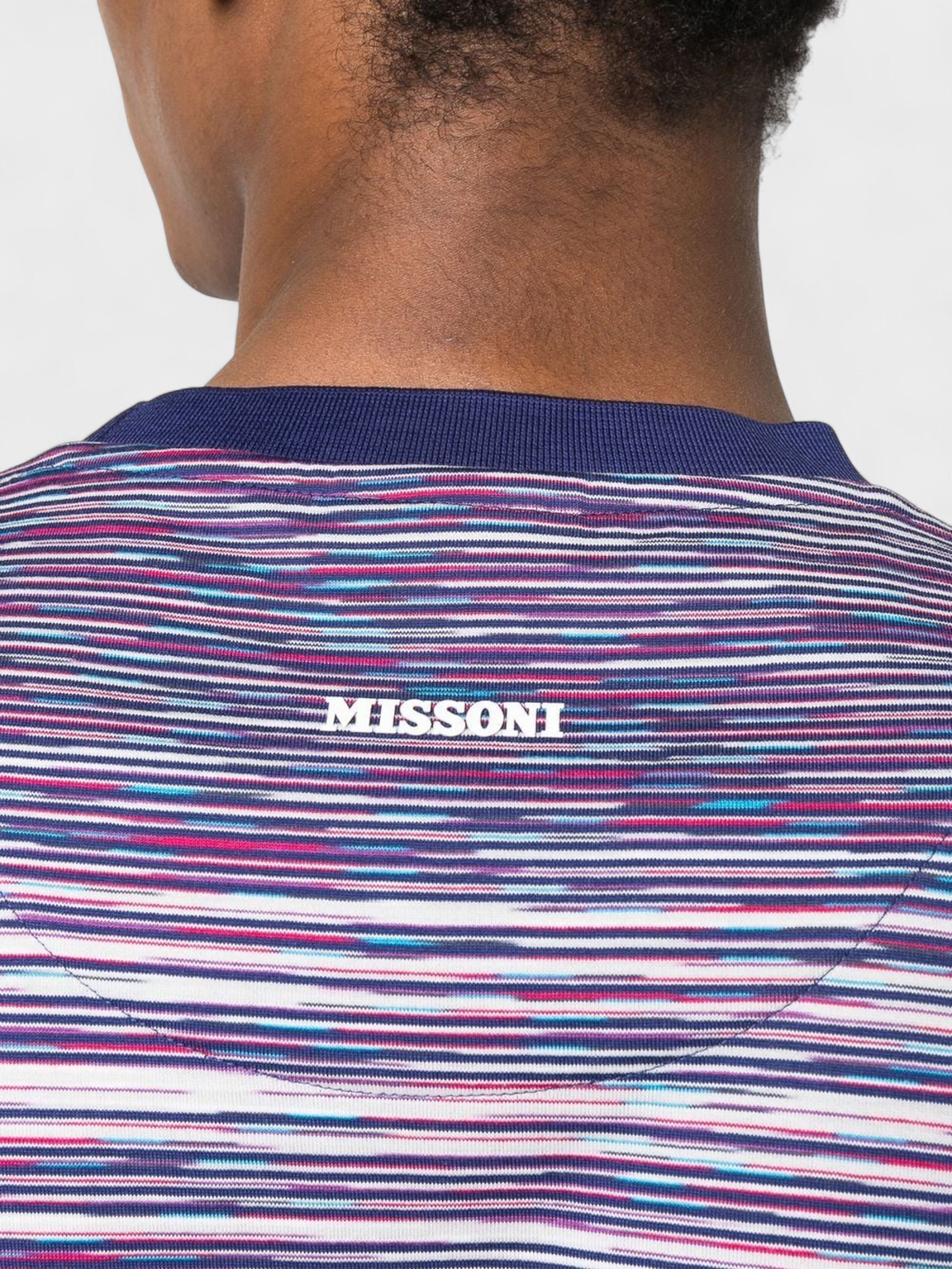 Missoni All-Over Print T Shirt Red Multi