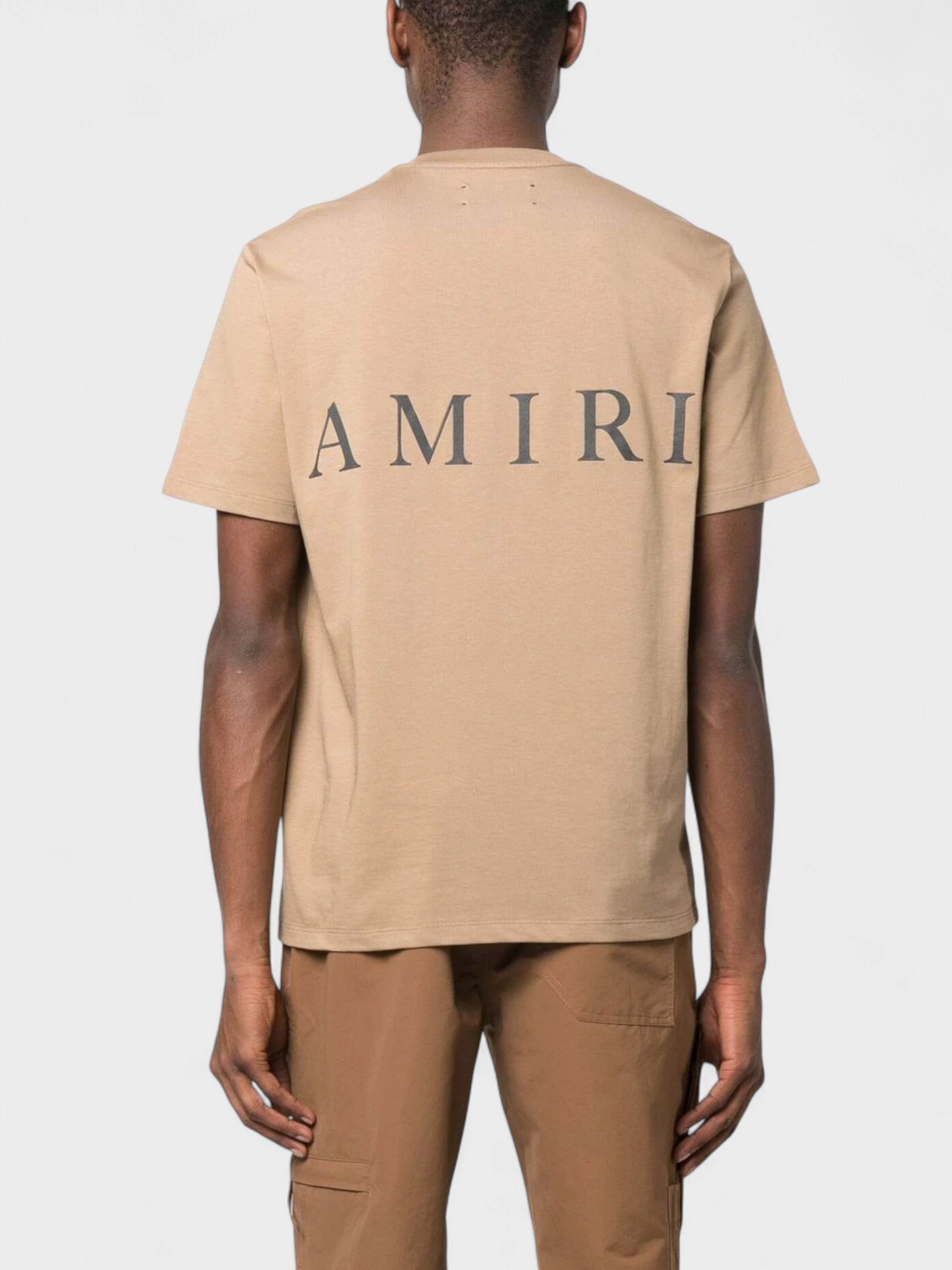 Amiri MA Core Logo T Shirt Tan Brown
