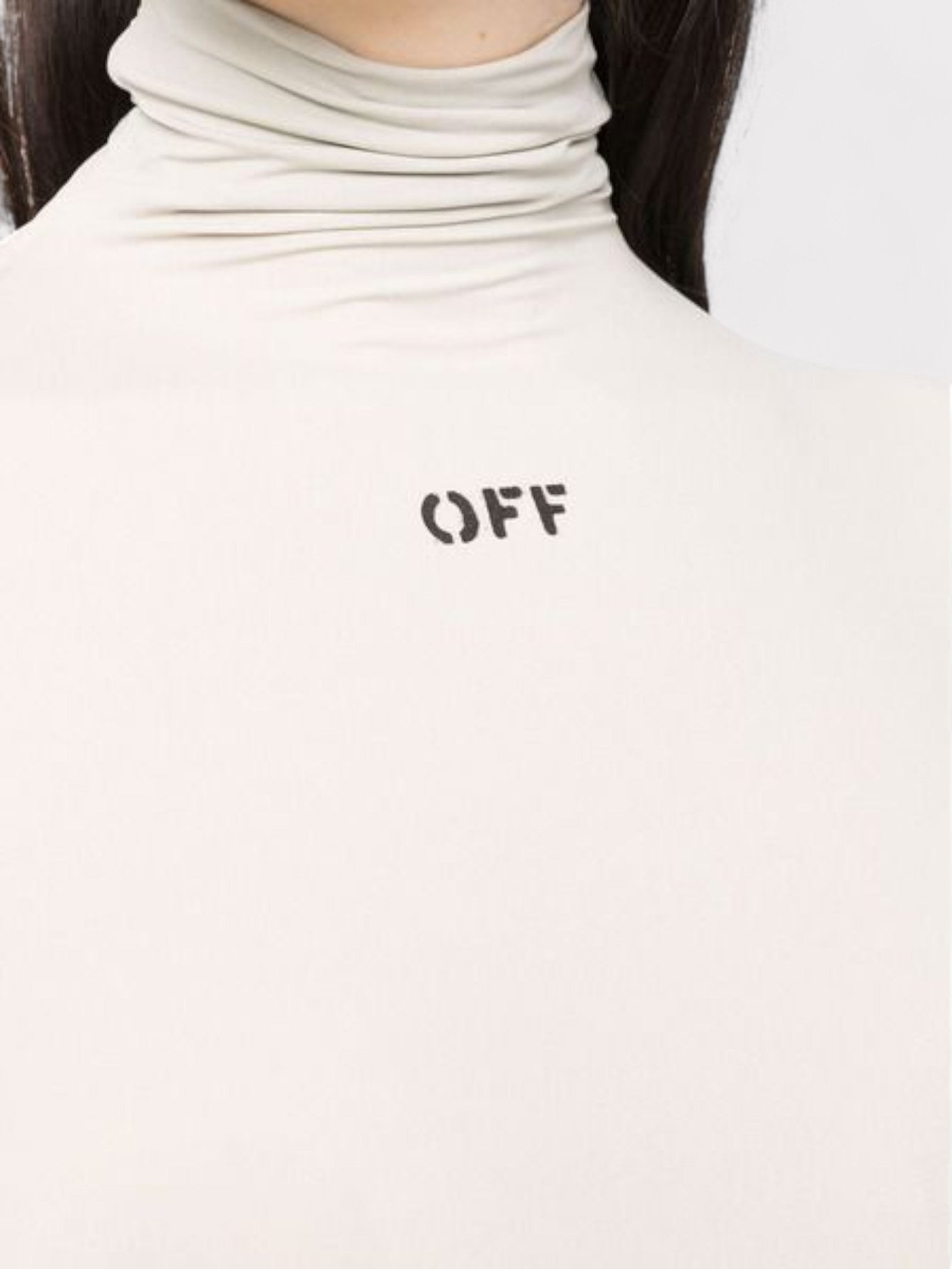 Off-White Longsleeve Turtleneck Light Grey