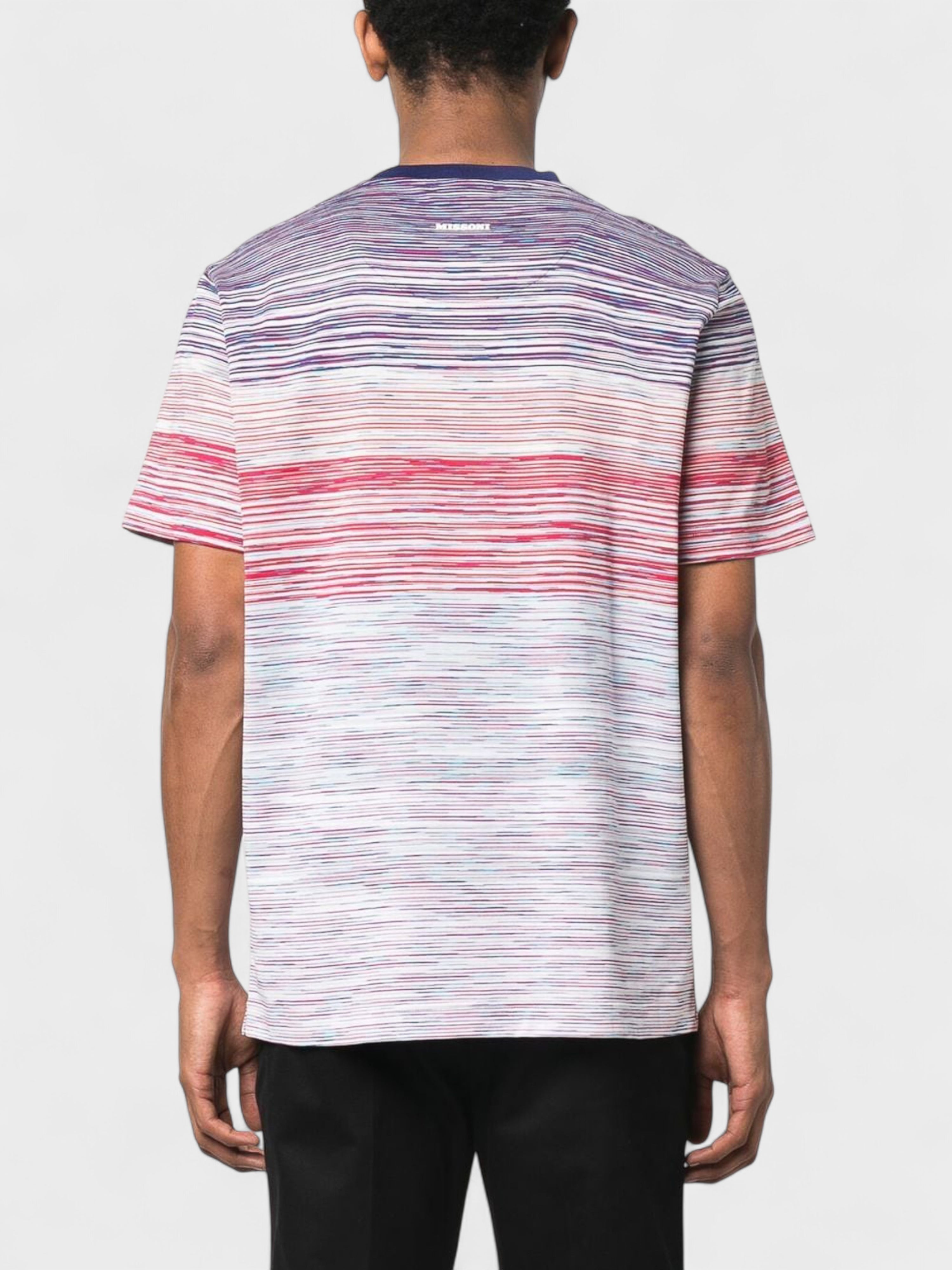 Missoni All-Over Print T Shirt Red Multi