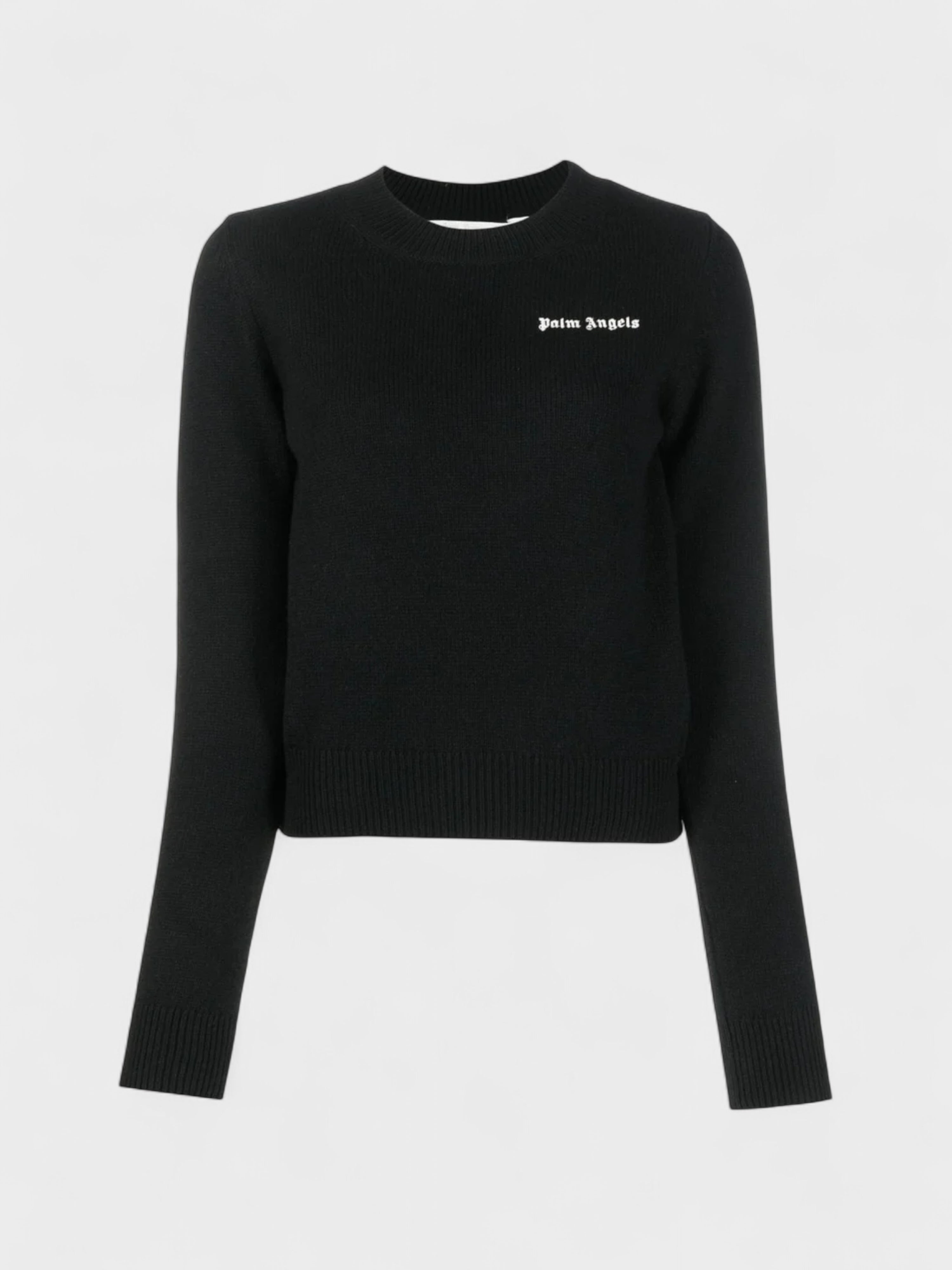 Palm Angels Classic Logo Black Sweater