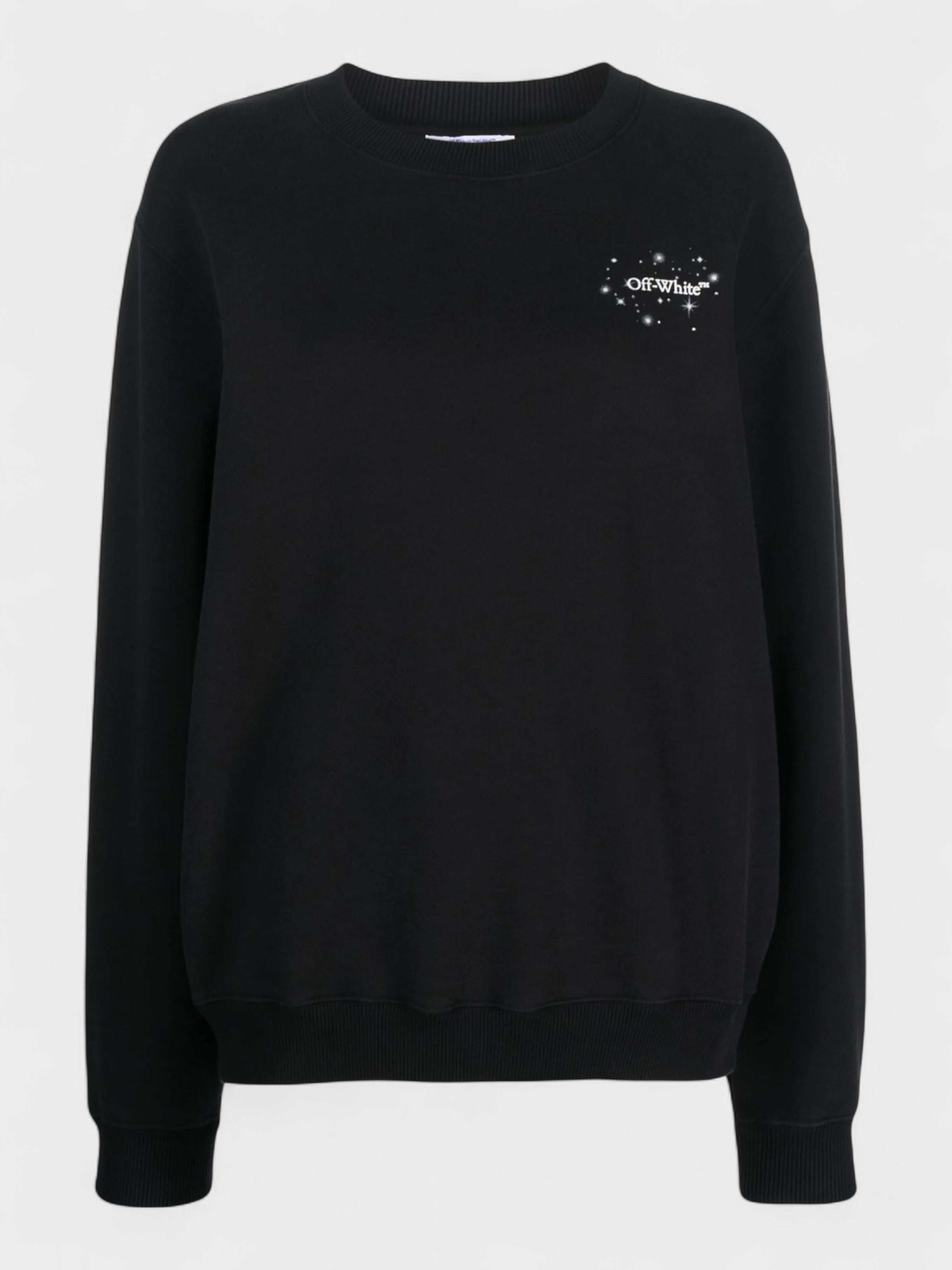 Off-White Bling Stars Arrow Regular Crewneck Black