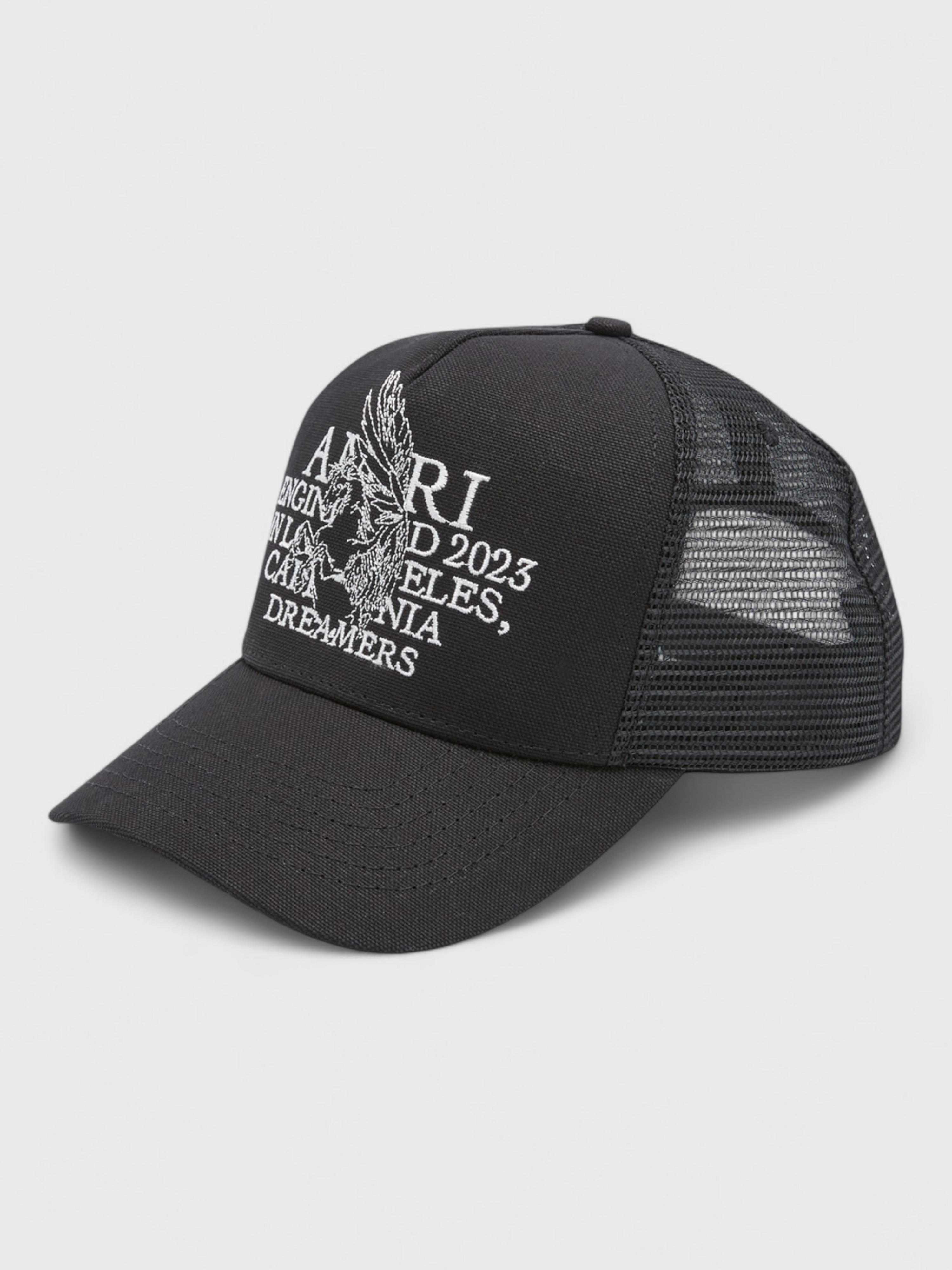 Amiri Pegasus Trucker Cap Black