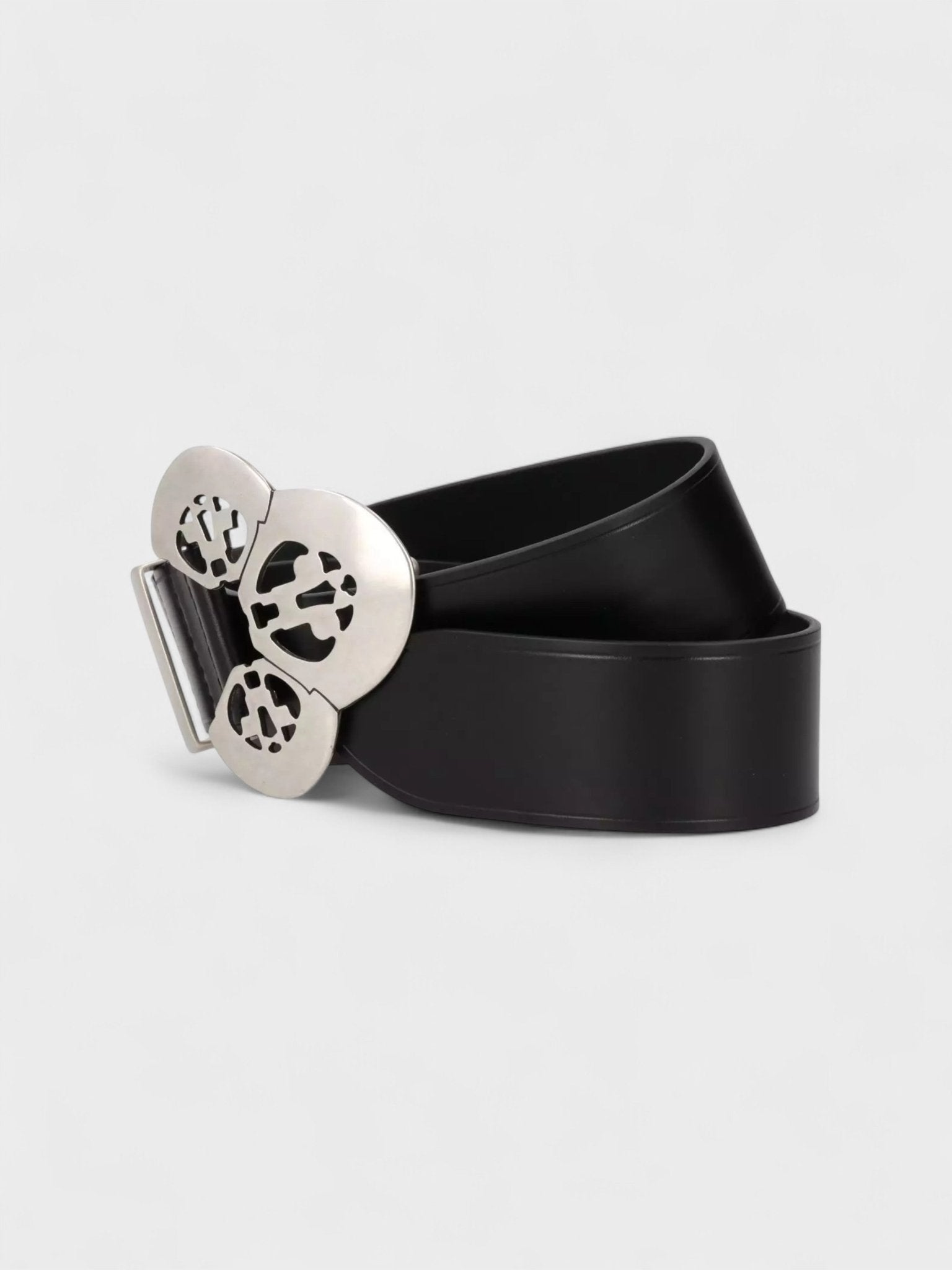 Isabel Marant Adaria Sculptured Buckle Belt Black - Supplied FashionIsabel Marant