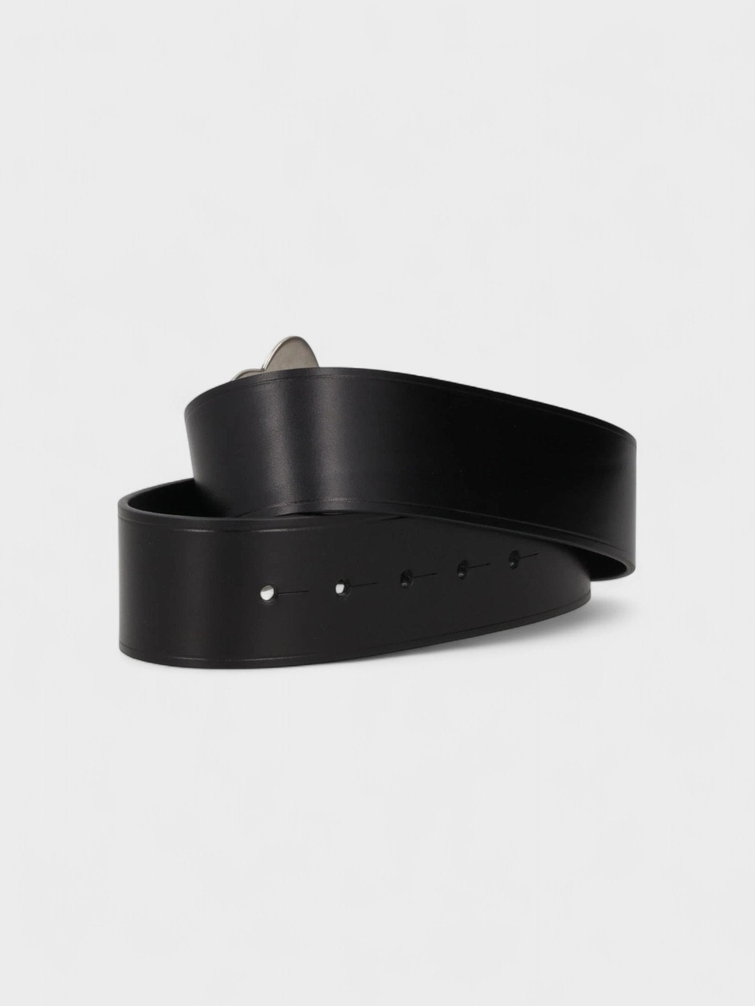 Isabel Marant Adaria Sculptured Buckle Belt Black - Supplied FashionIsabel Marant