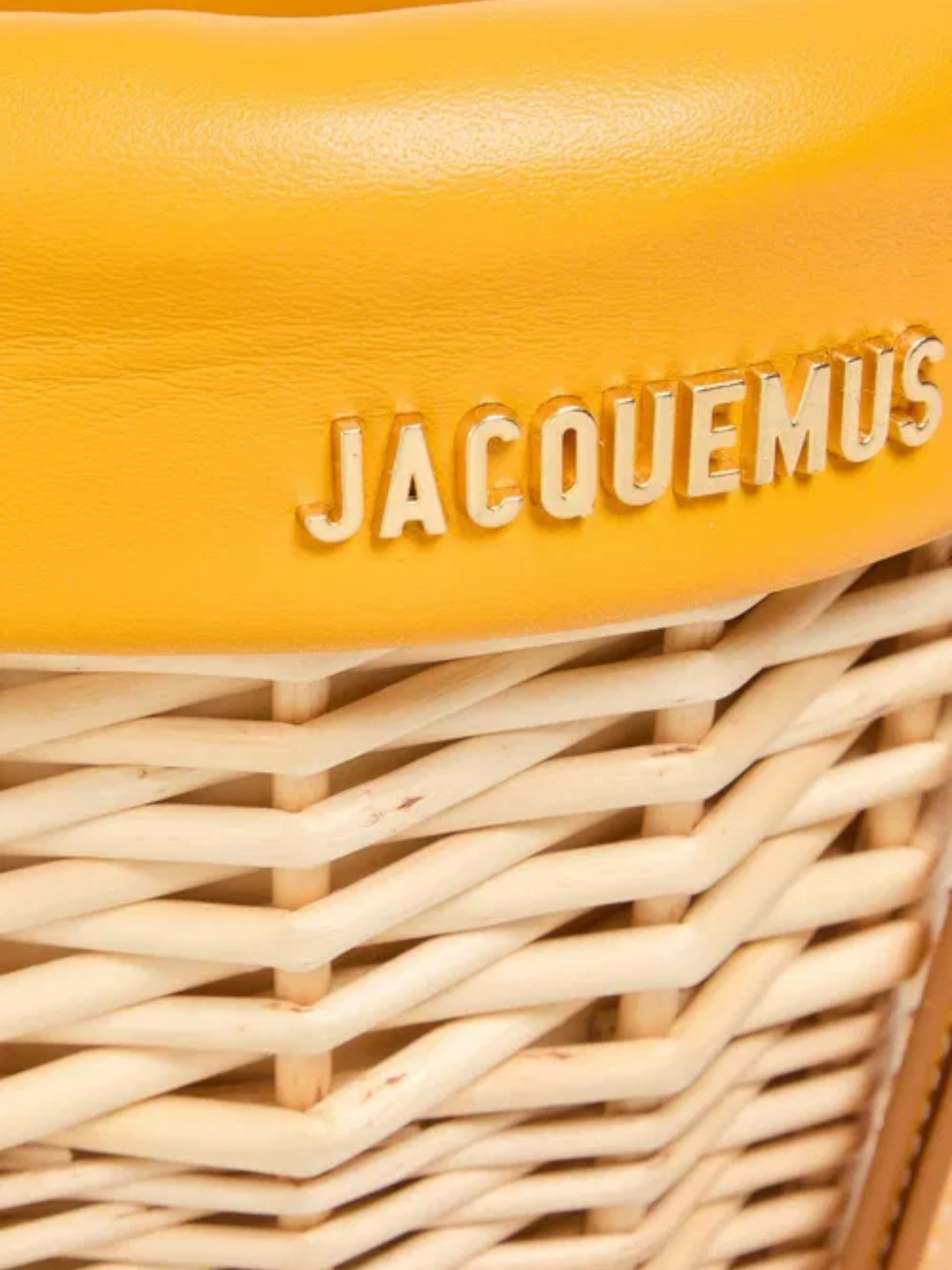 Jacquemus Le Panier Seau Dark Yellow