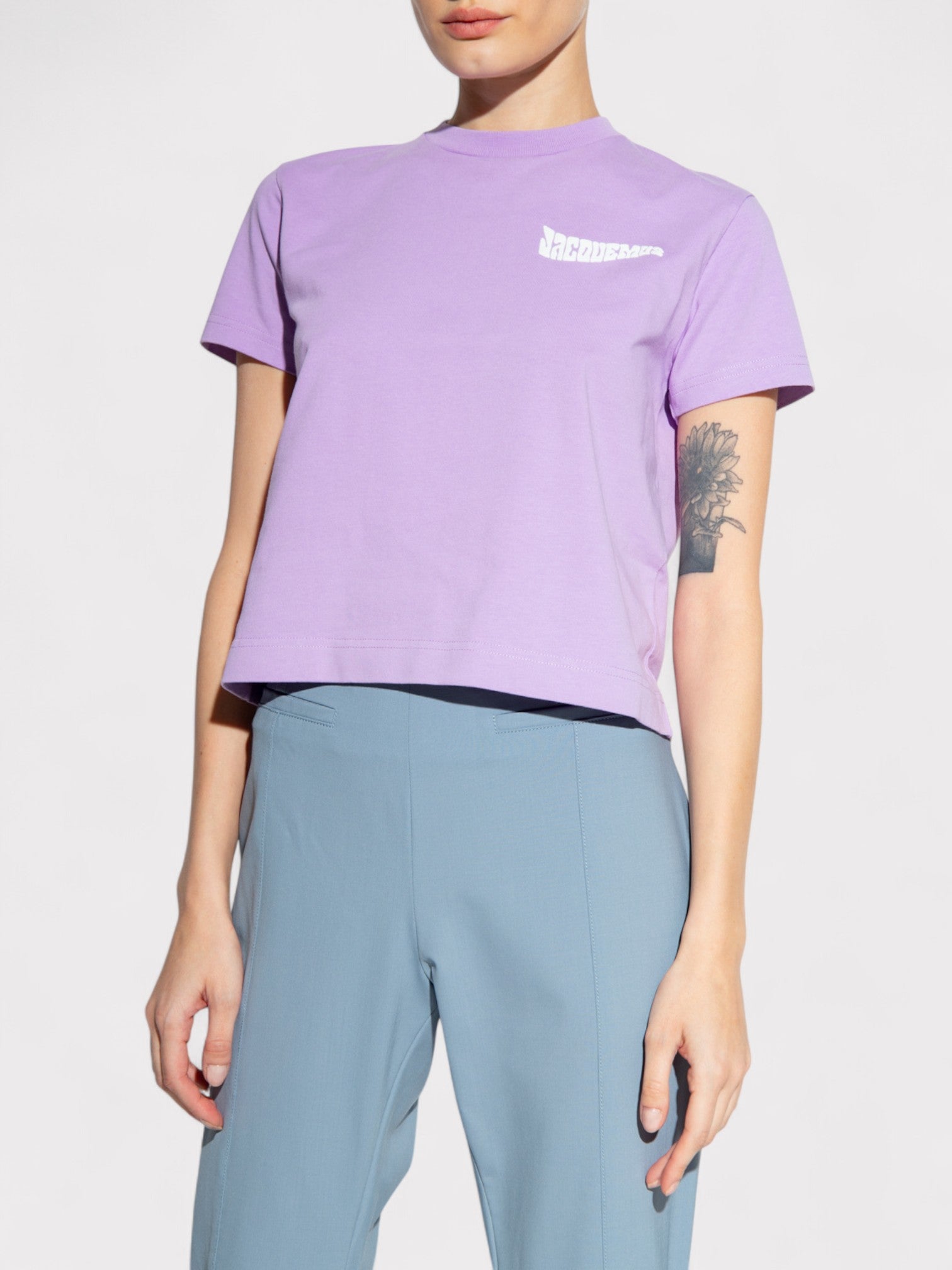 Jacquemus Le T-Shirt Camargue Lilac - Supplied FashionJACQUEMUS