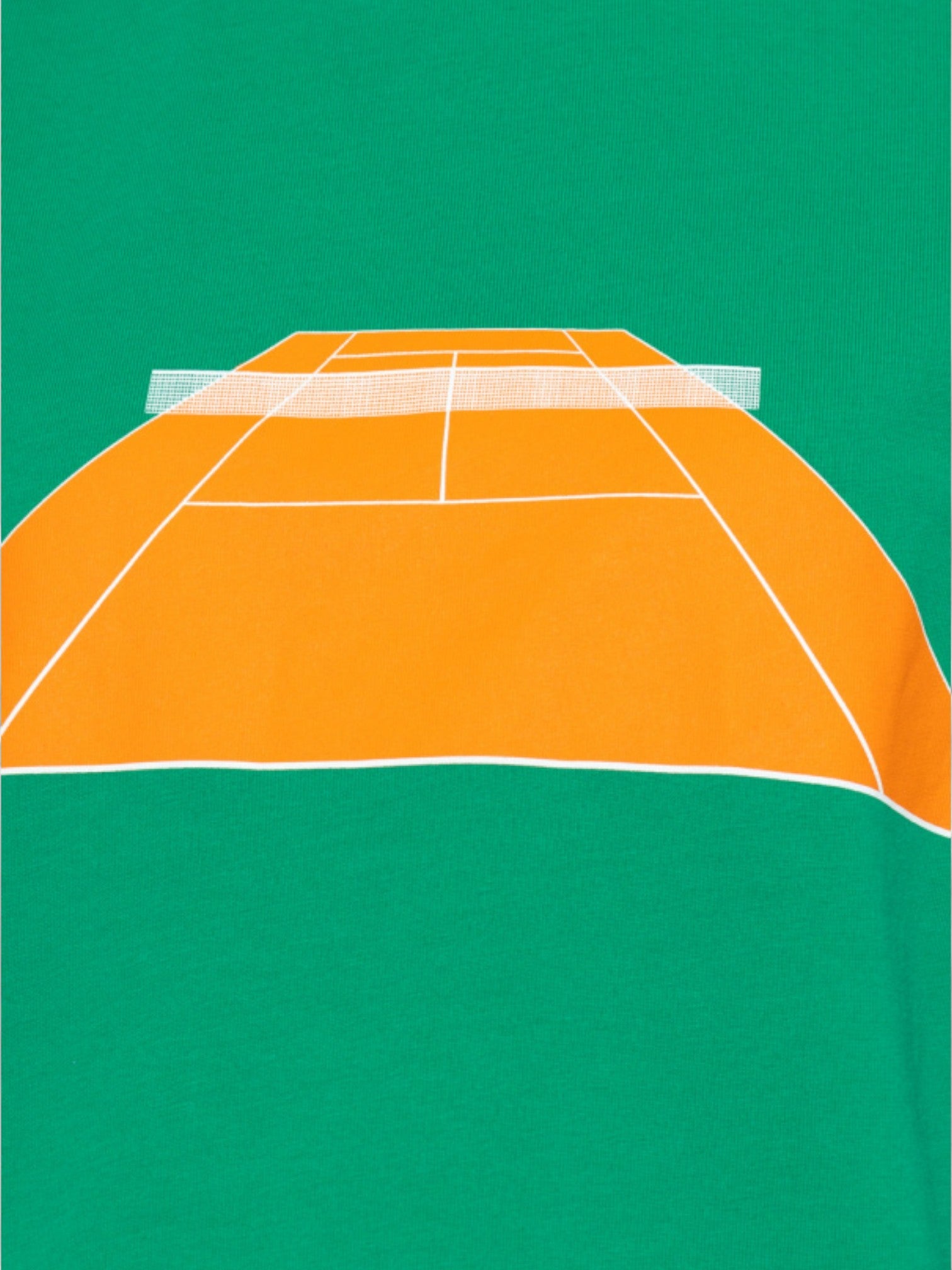 Jacquemus Le T-Shirt Tennis Print Tennis Green - Supplied FashionJACQUEMUS