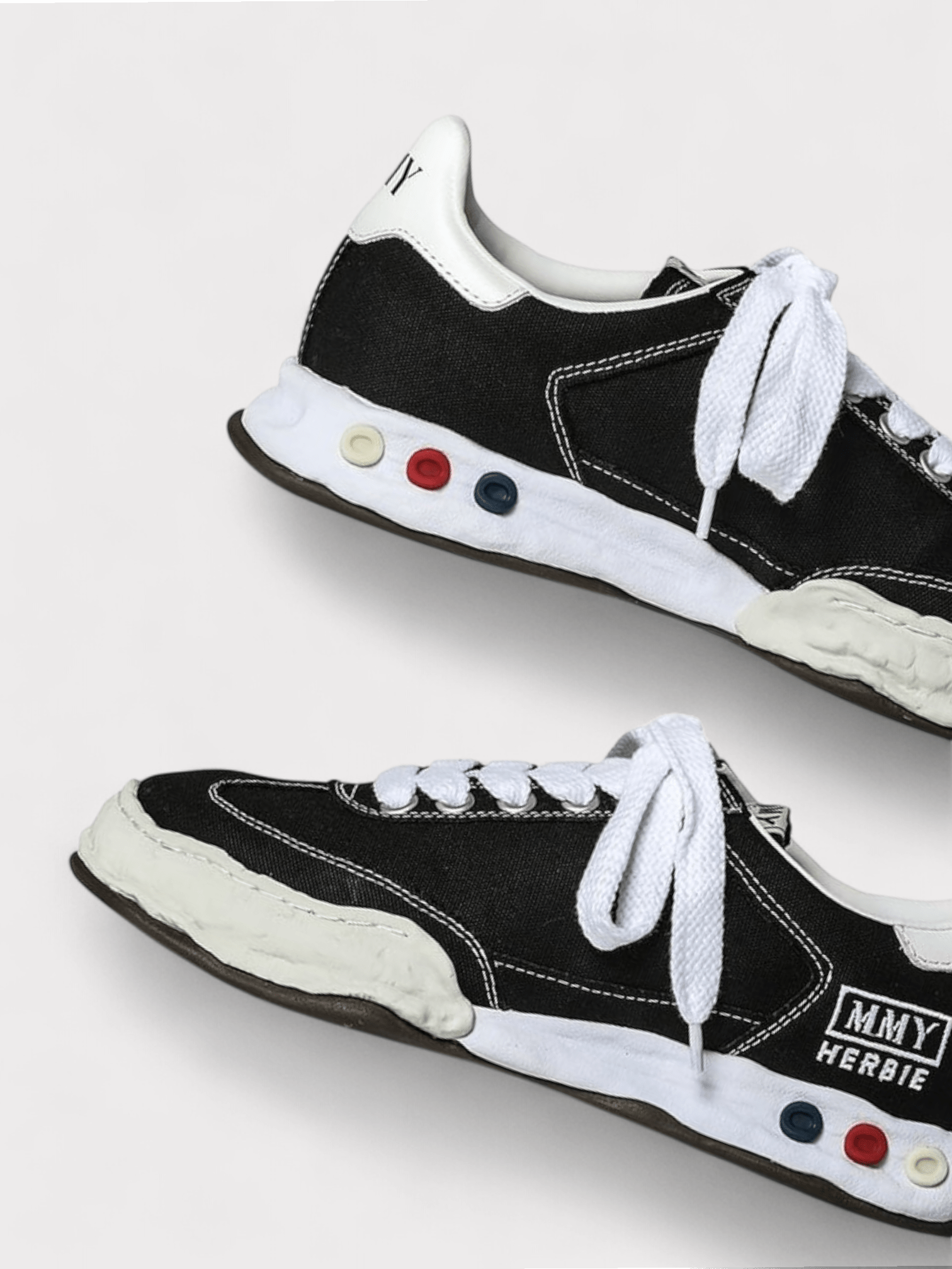 Maison Mihara Herbie OG Sole Canvas Low Top Sneaker Black - Supplied FashionMaison Mihara