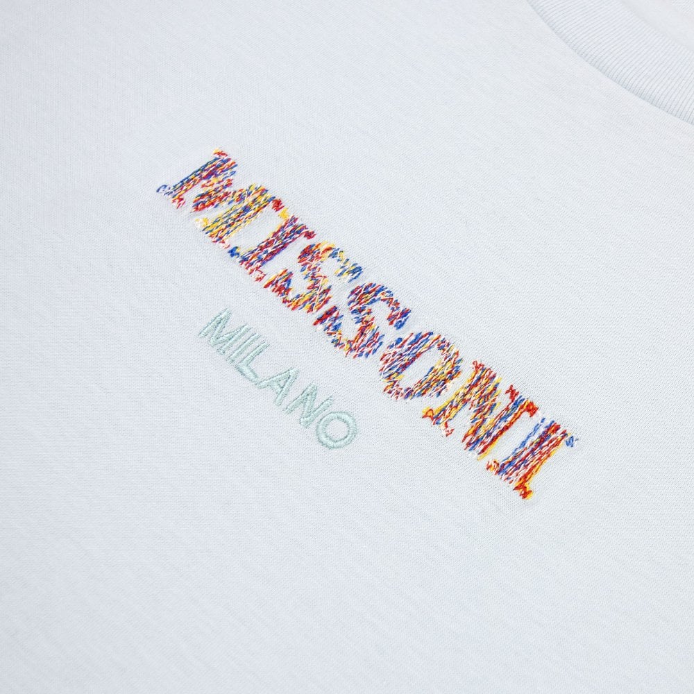 Missoni Crewneck Logo T-Shirt Blue