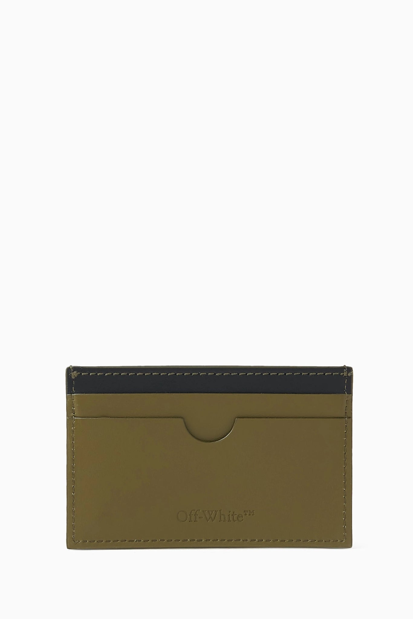 Off - White Jitney Simple Card Case Green - Supplied FashionOff White