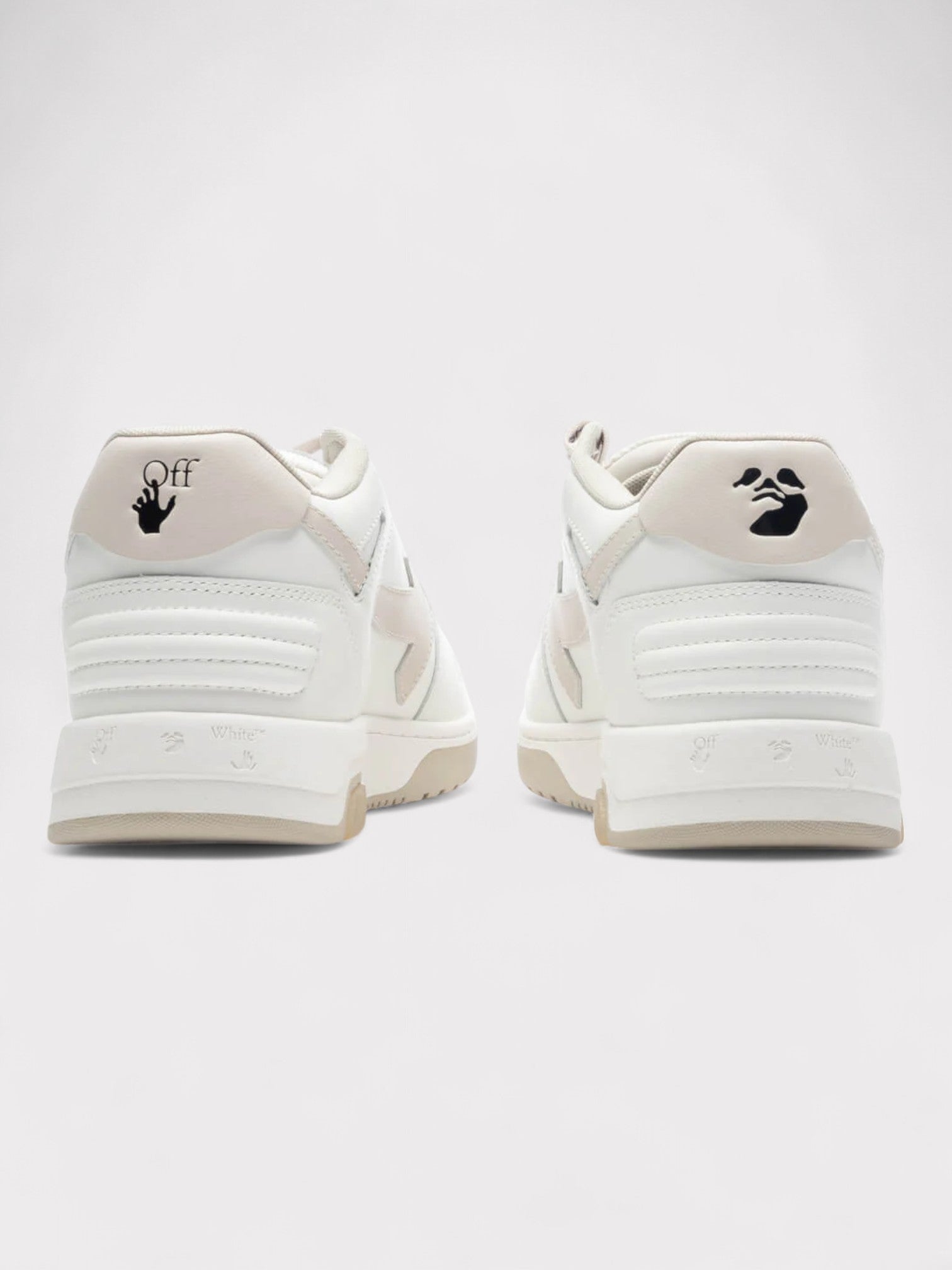 Off - White Out Of Office Leather White Beige - Supplied FashionOff - White