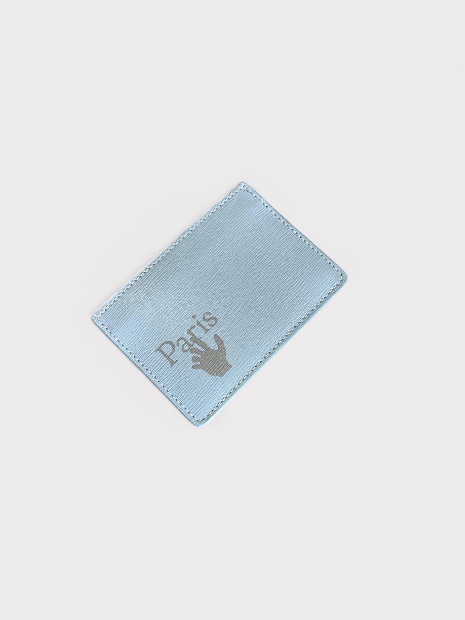 Off - White Paris Quote Card Holder Light Blue - Supplied FashionOff - White