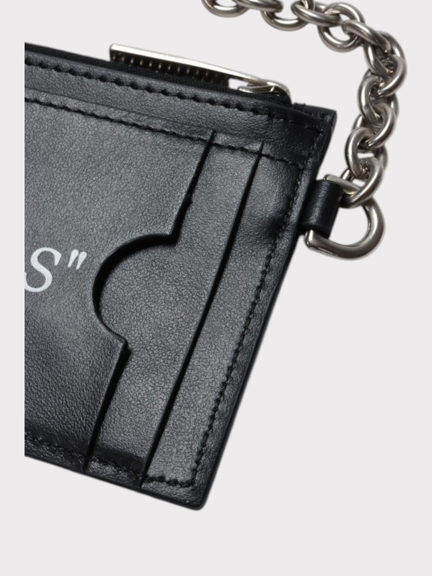 Off - White Quote Bookish Key Ring Card C Black - Supplied FashionOff - White