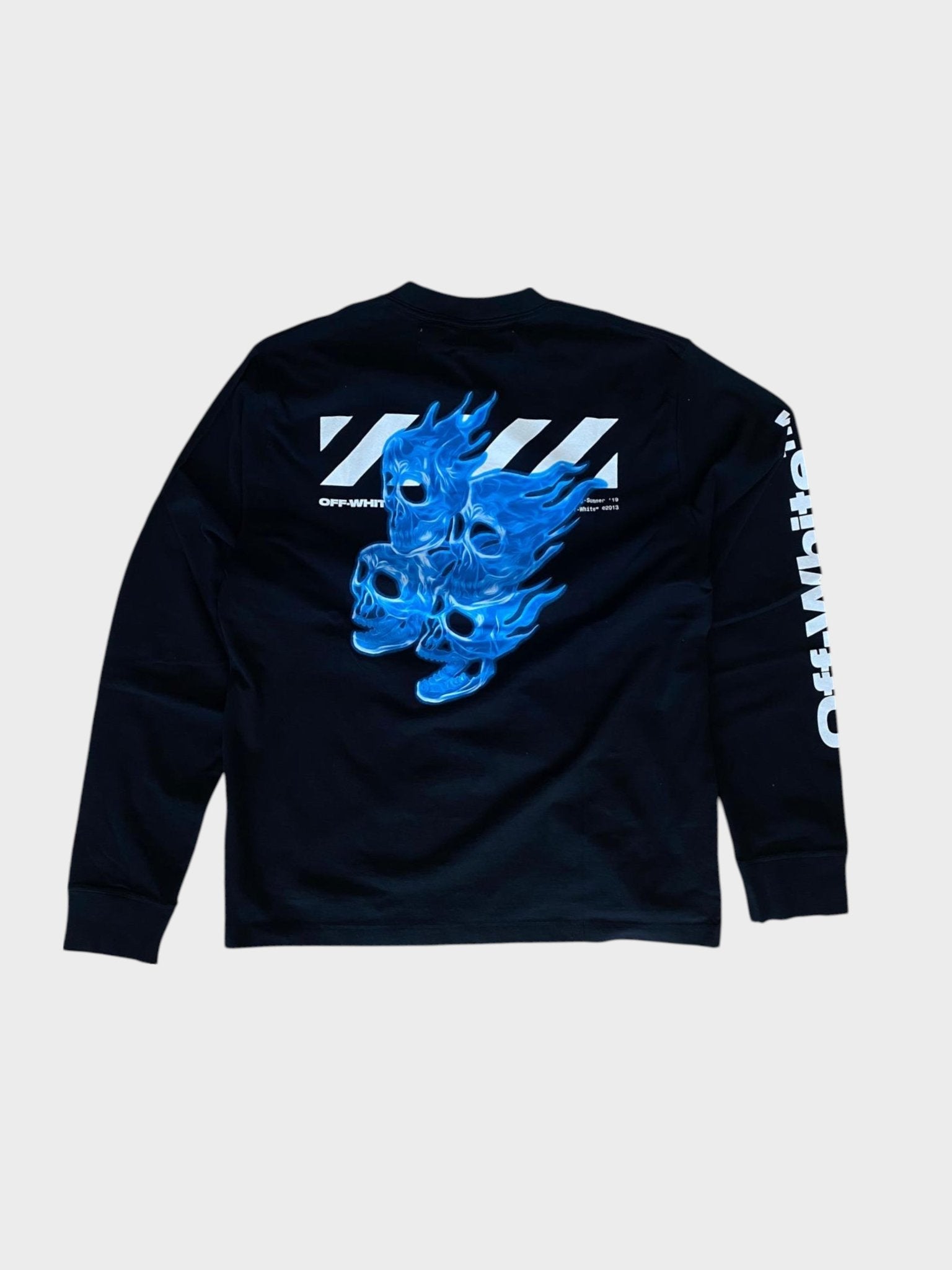 Off - White Skulls Long Sleeve T-Shirt Black - Supplied FashionOff - White