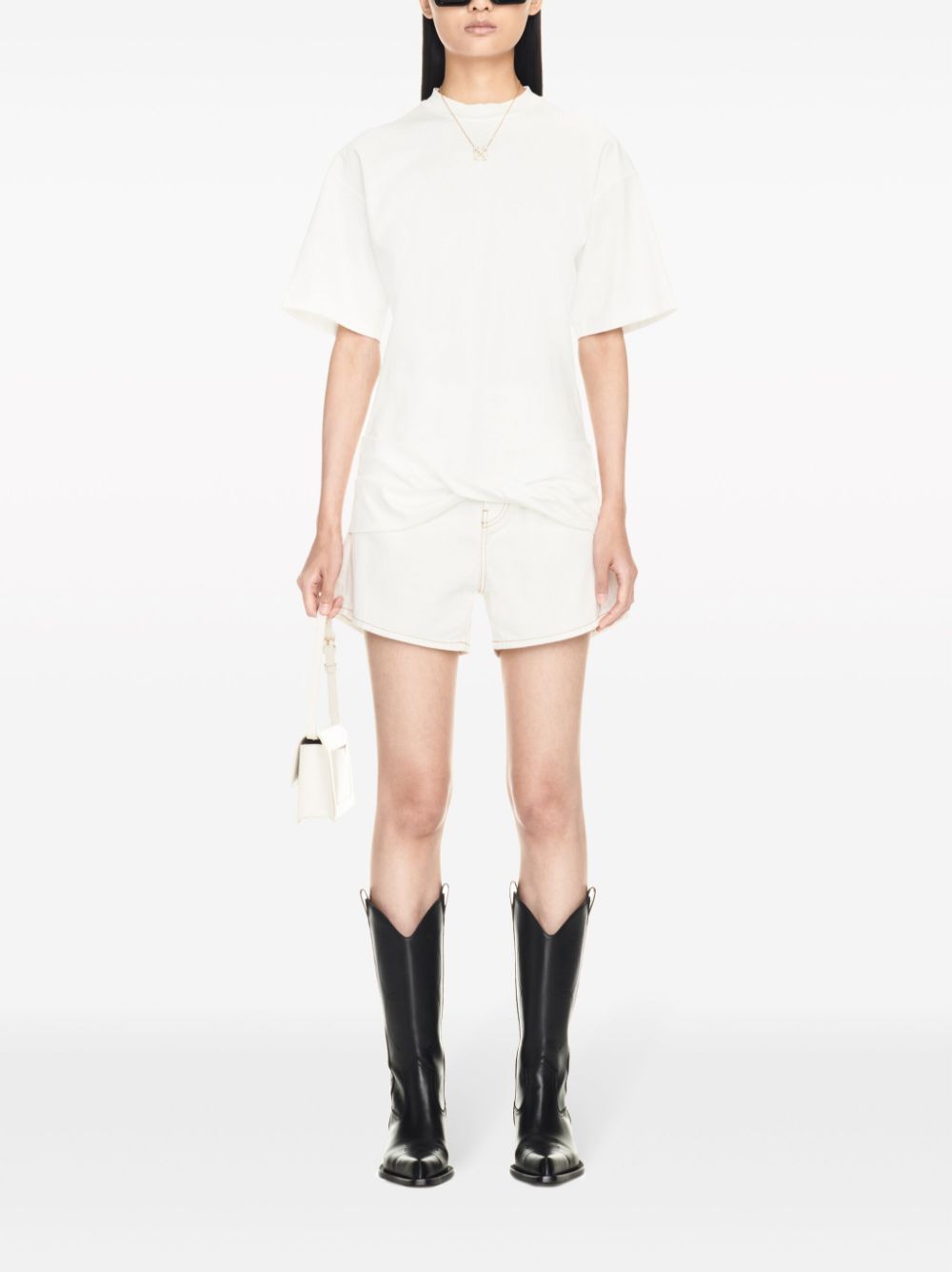 Off - White Small Arrow Twist Tshirt - Supplied FashionOff White