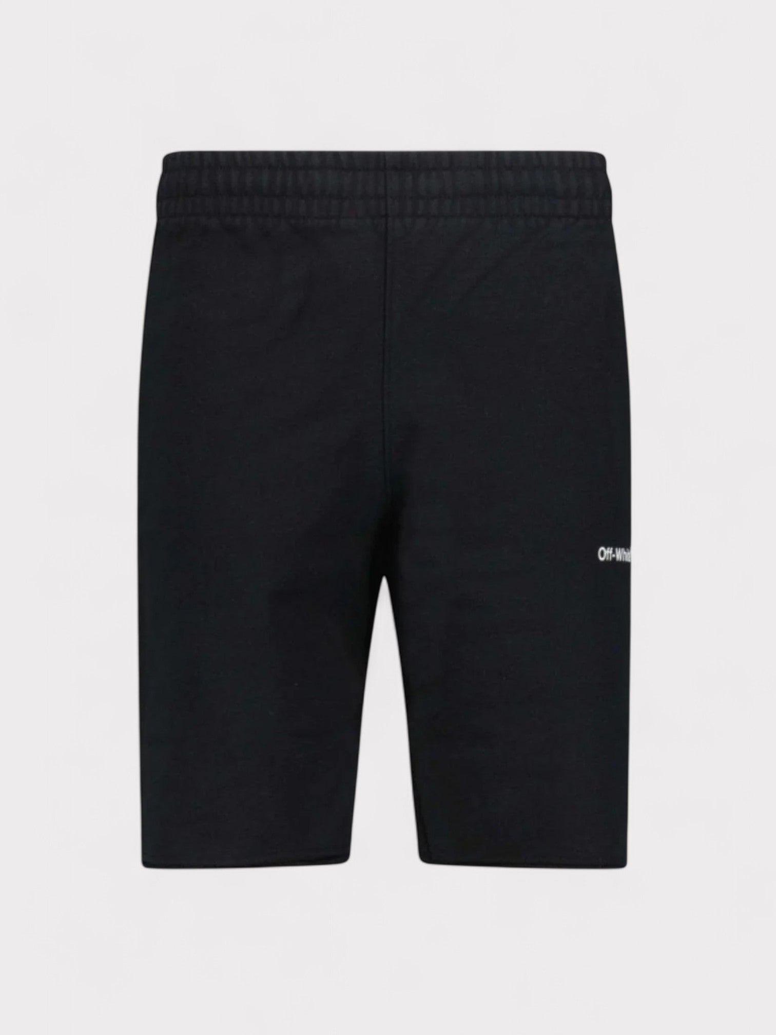 Off - White Wave Outline Diag Sweatshorts Black - Supplied FashionOff - White